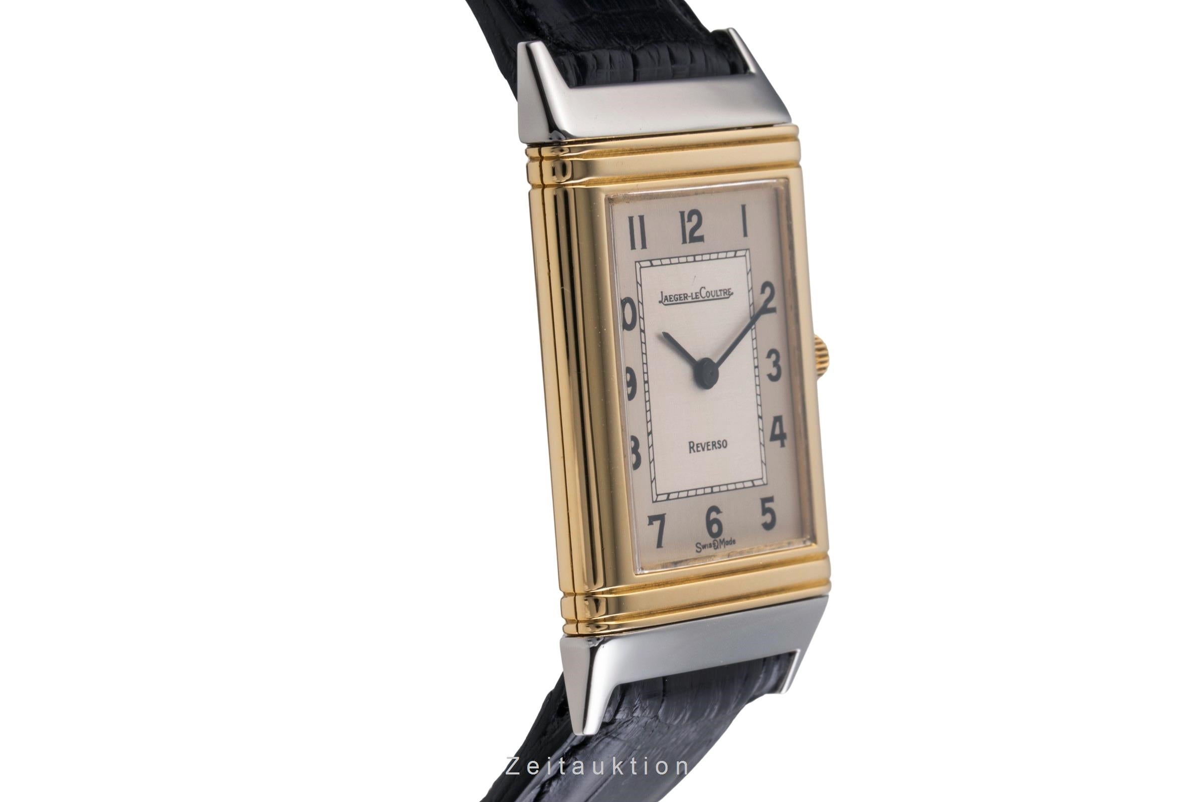 Jaeger LeCoultre Reverso acier / or  quartz montre pour femmes 140.105.5  [2504479]