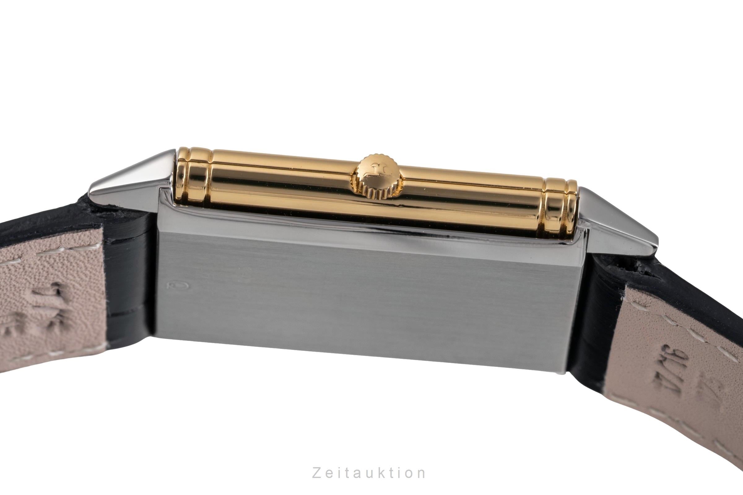 Jaeger LeCoultre Reverso acier / or  quartz montre pour femmes 140.105.5  [2504479]