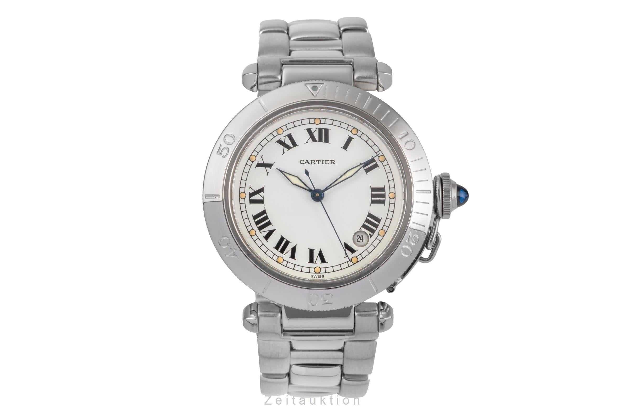 Cartier Pasha steel automatic 049 W31005H3 2504480