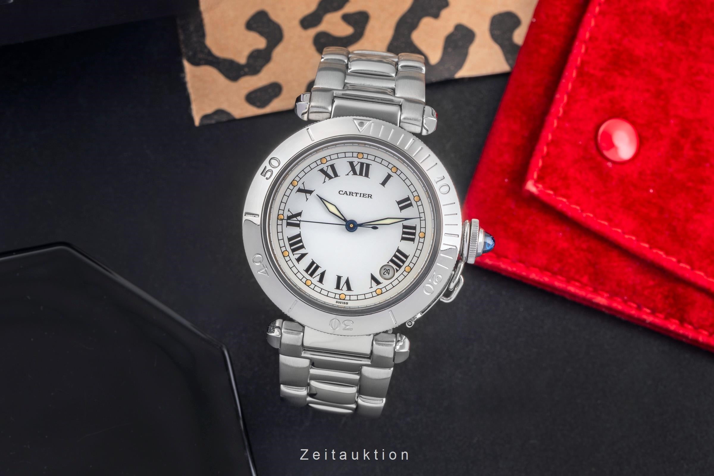 Cartier Pasha acier automatique montre pour hommes W31005H3  [2504480]