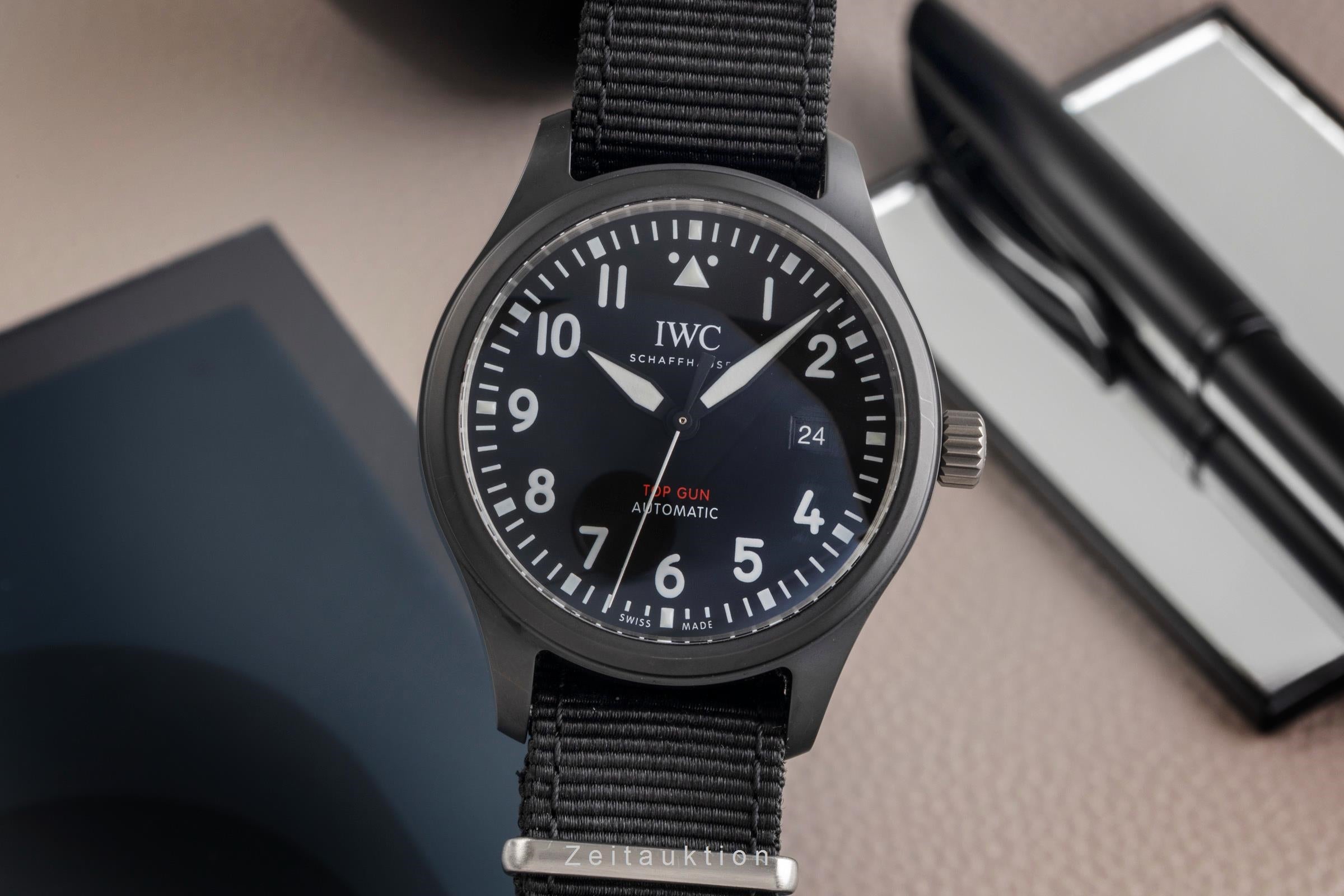 IWC Pilot ceramic / titanium automatic men's watch IW326901 LP: 7000EUR  [2504482]