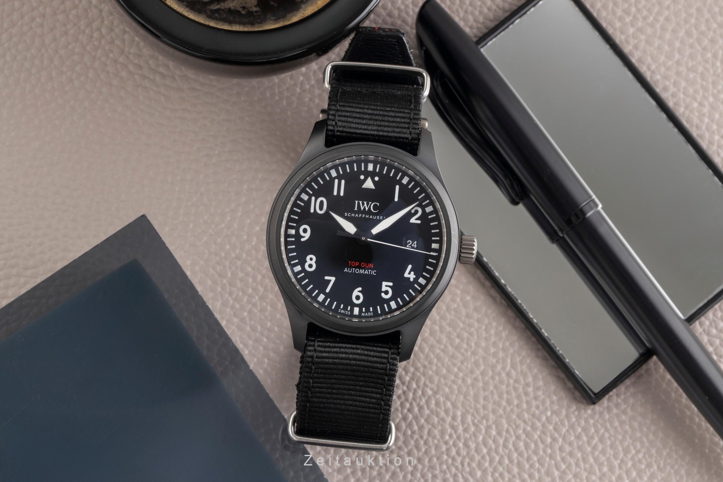 IWC Pilot ceramic / titanium automatic men's watch IW326901 LP: 7000EUR  [2504482]