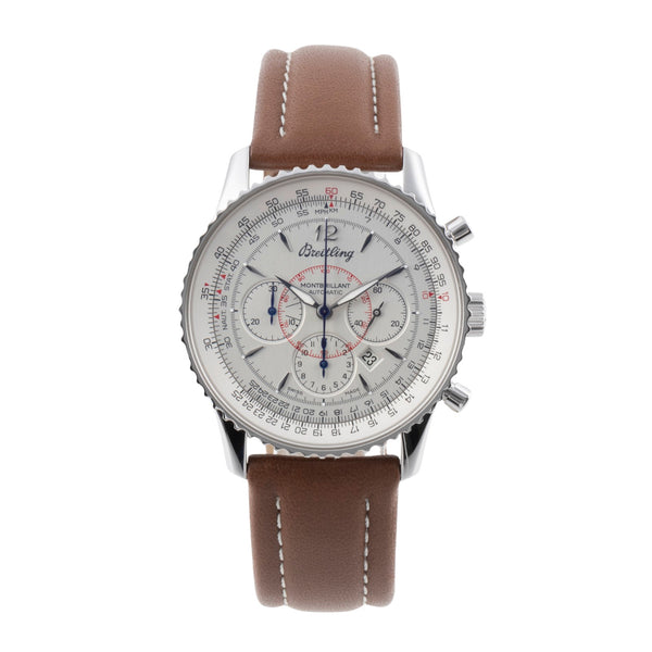 Breitling Montbrillant cronografo acciaio automatismo orologio da uomo A41370  [2504485]