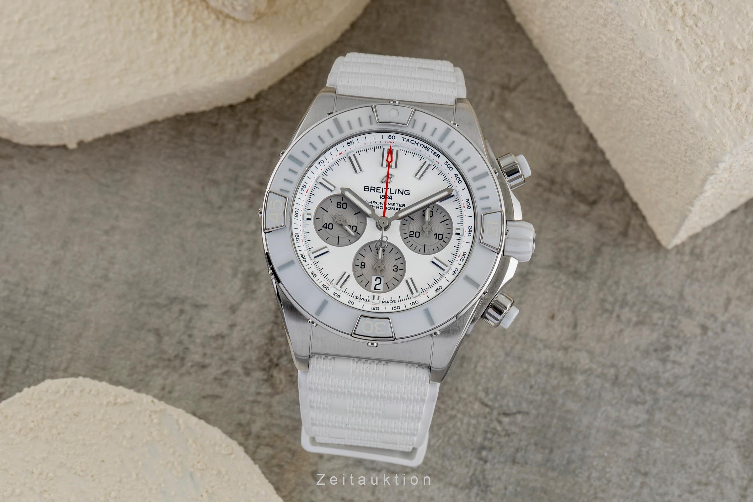 Breitling Chronomat chronographe acier automatique montre pour hommes AB0136A71A1S1  [2504486]