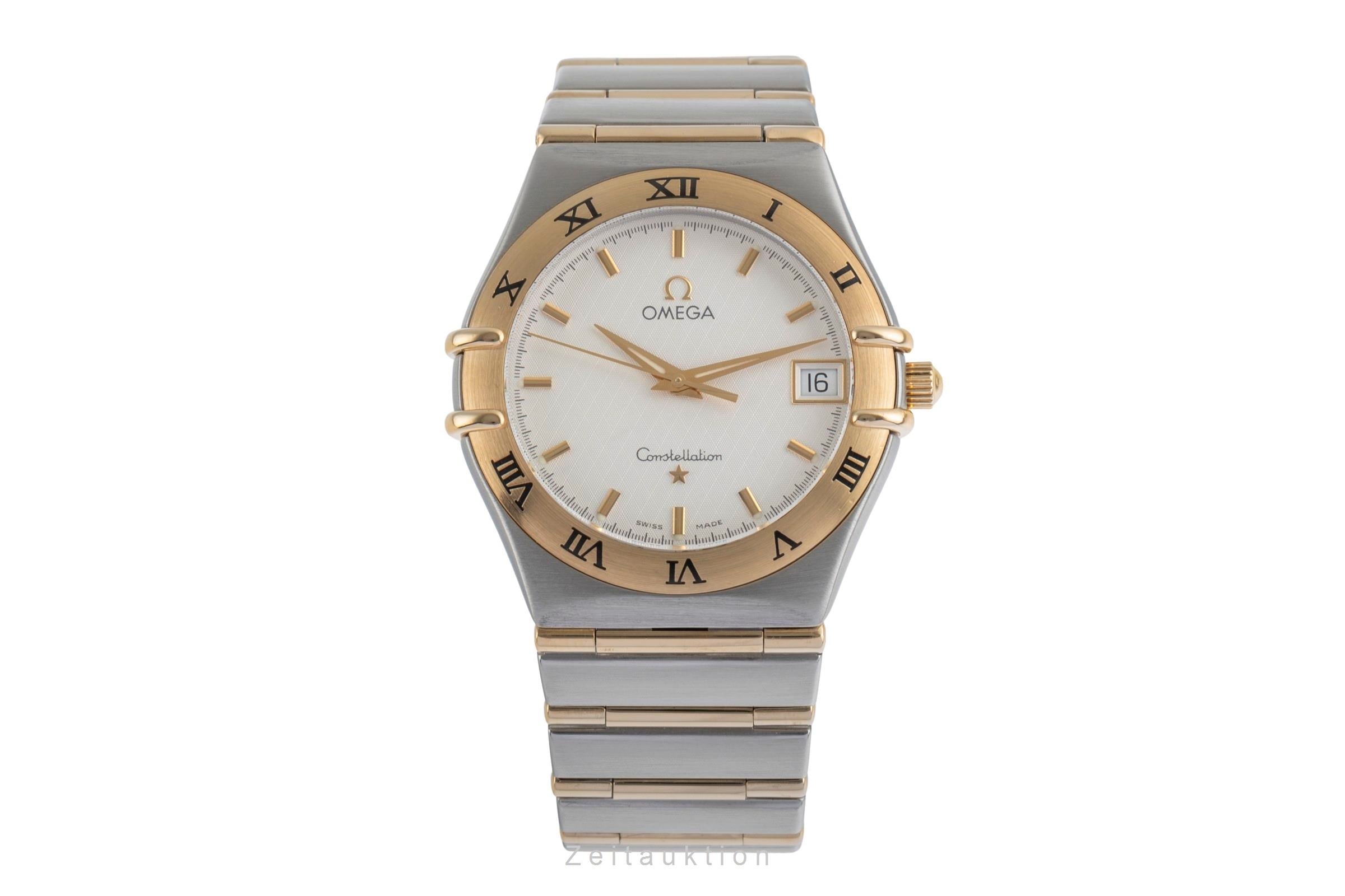 Omega Constellation steel / gold quartz men's watch 1212.30.00  [2504489]
