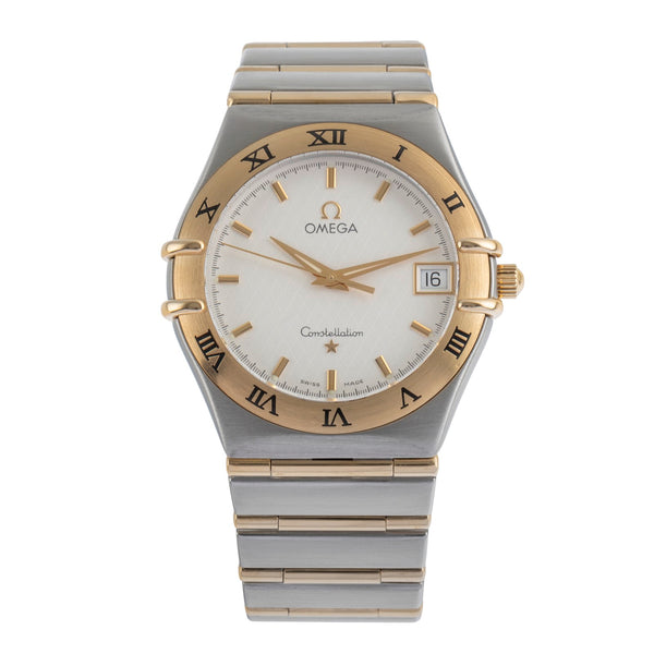 Omega Constellation steel / gold quartz men's watch 1212.30.00  [2504489]
