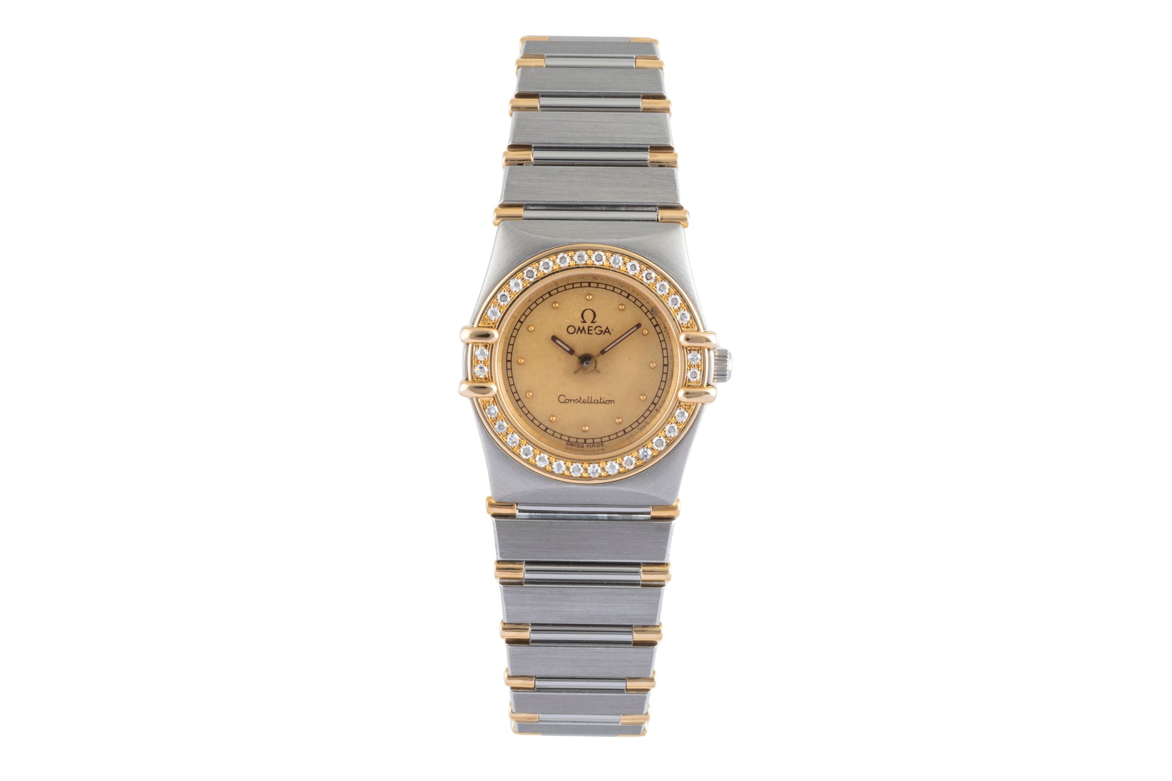 Omega Constellation steel / gold quartz women's watch 895.1080.1 LP: 9600EUR  [2504490]