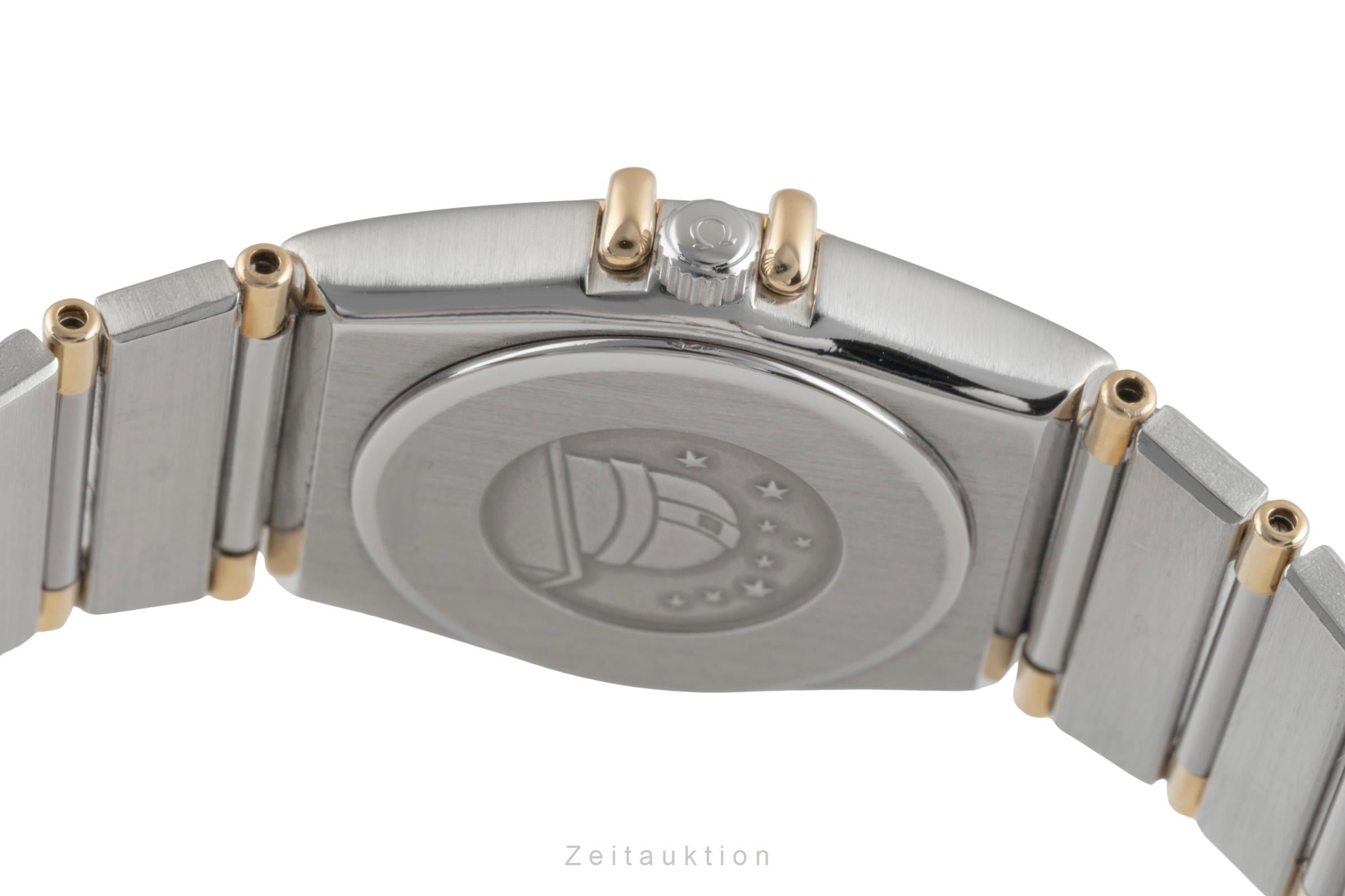 Omega Constellation Stahl / Gold Diamanten Quarz Damenuhr 895.1080.1 VP: 9600,-€ [2504490]