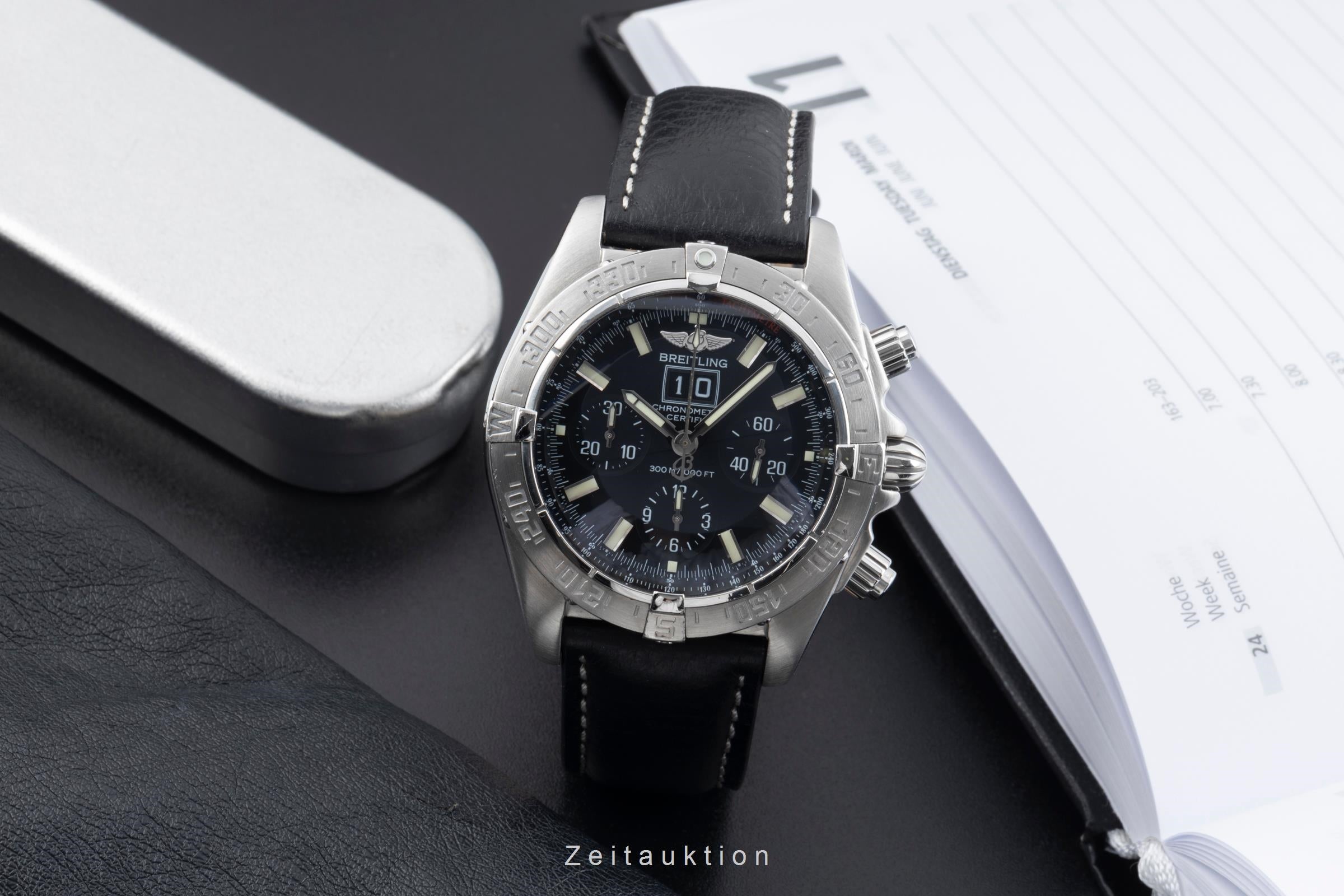 Breitling Blackbird chronographe acier automatique montre pour hommes A44359  [2504493]