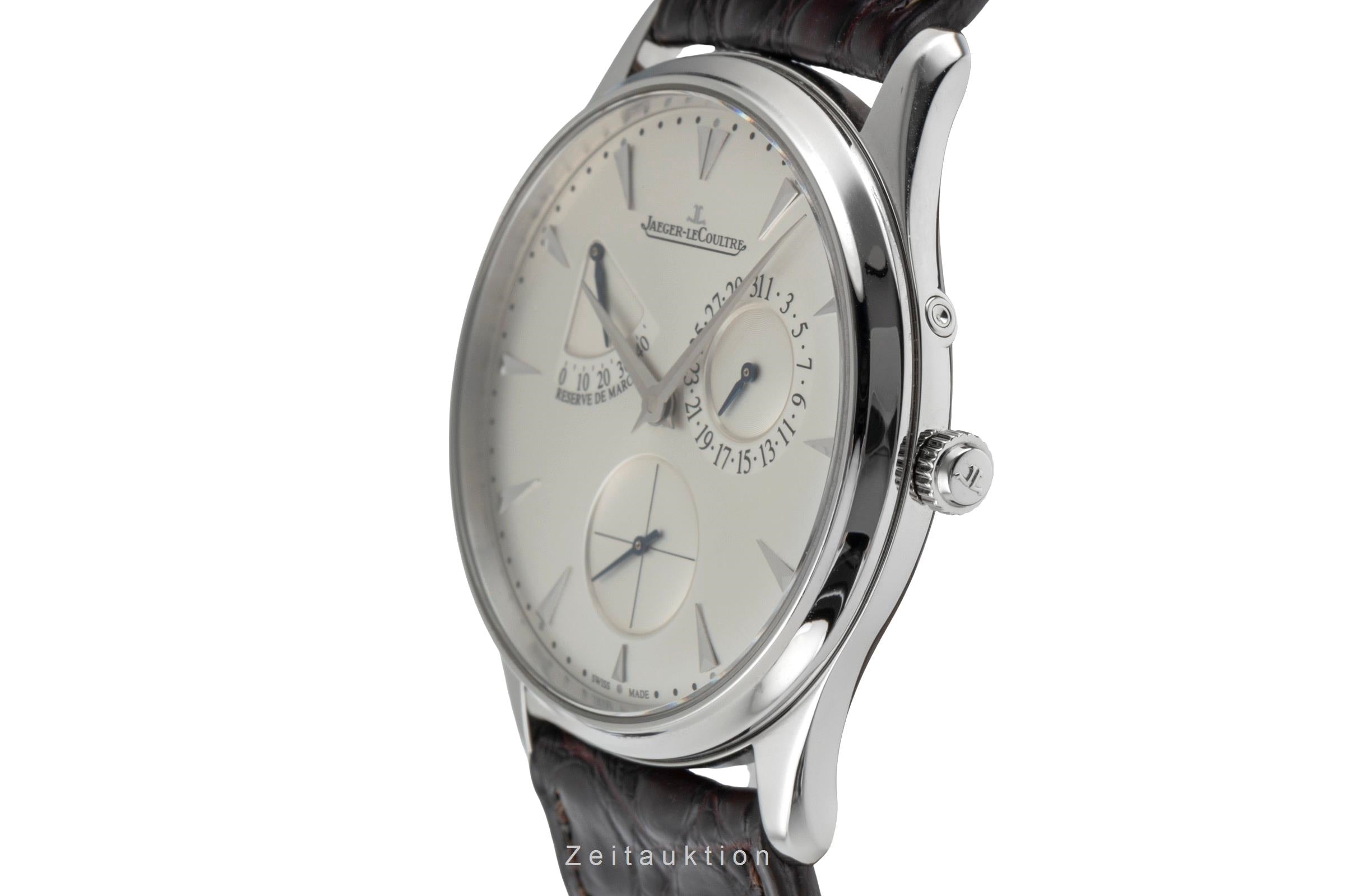 Jaeger LeCoultre Master Ultra Thin acero automático reloj para caballeros Q1378420  176.8.38.S LP: 10800EUR  [2504496]