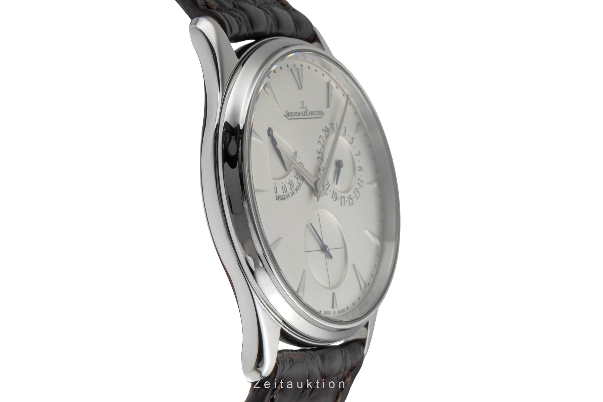 Jaeger LeCoultre Master Ultra Thin acero automático reloj para caballeros Q1378420  176.8.38.S LP: 10800EUR  [2504496]