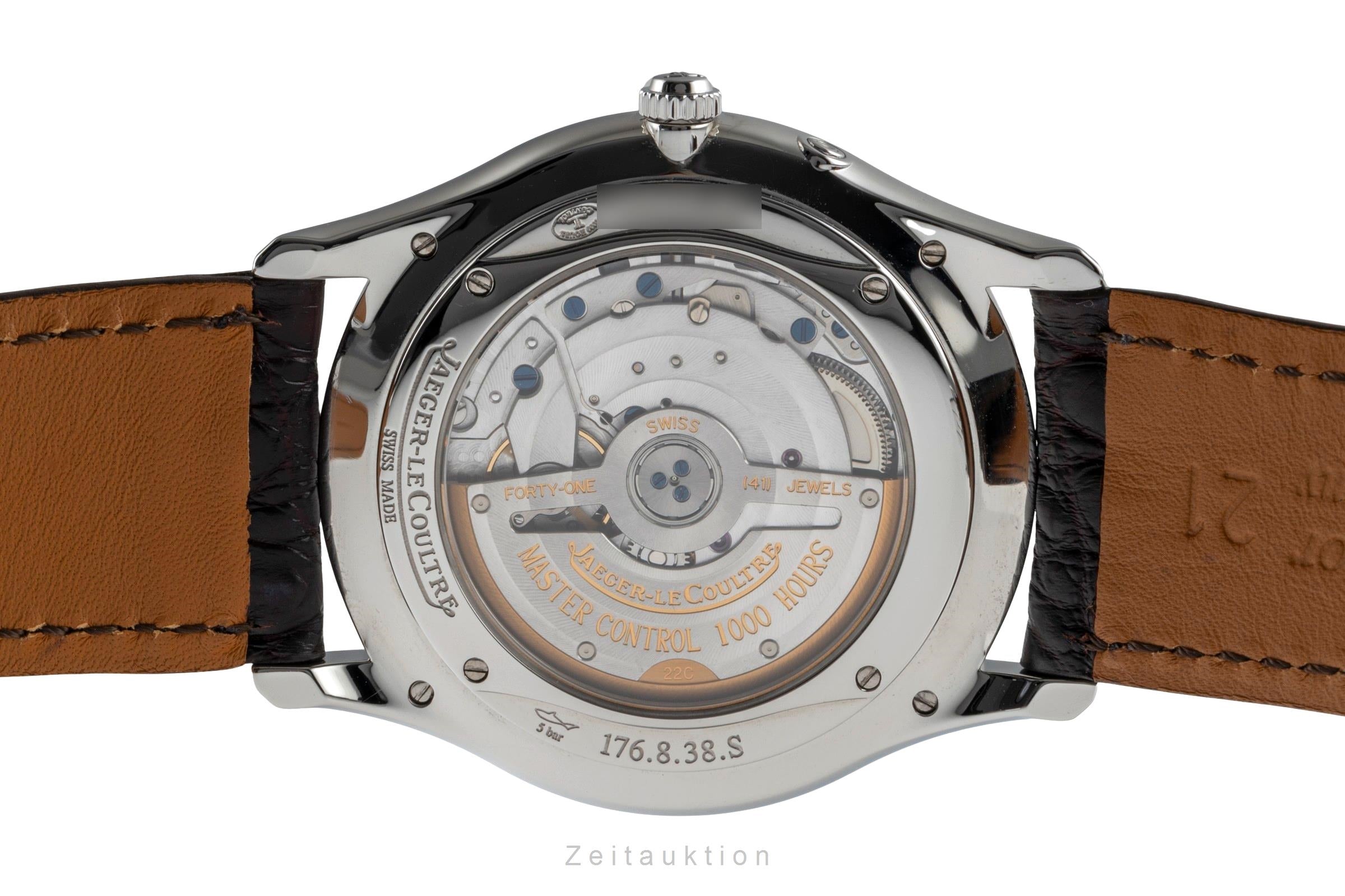 Jaeger LeCoultre Master Ultra Thin acero automático reloj para caballeros Q1378420  176.8.38.S LP: 10800EUR  [2504496]