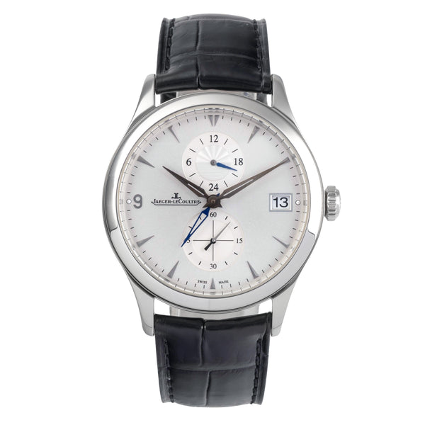 Jaeger LeCoultre Master Hometime acciaio automatismo orologio da uomo Q1628430  174.8.05.S  [2504498]