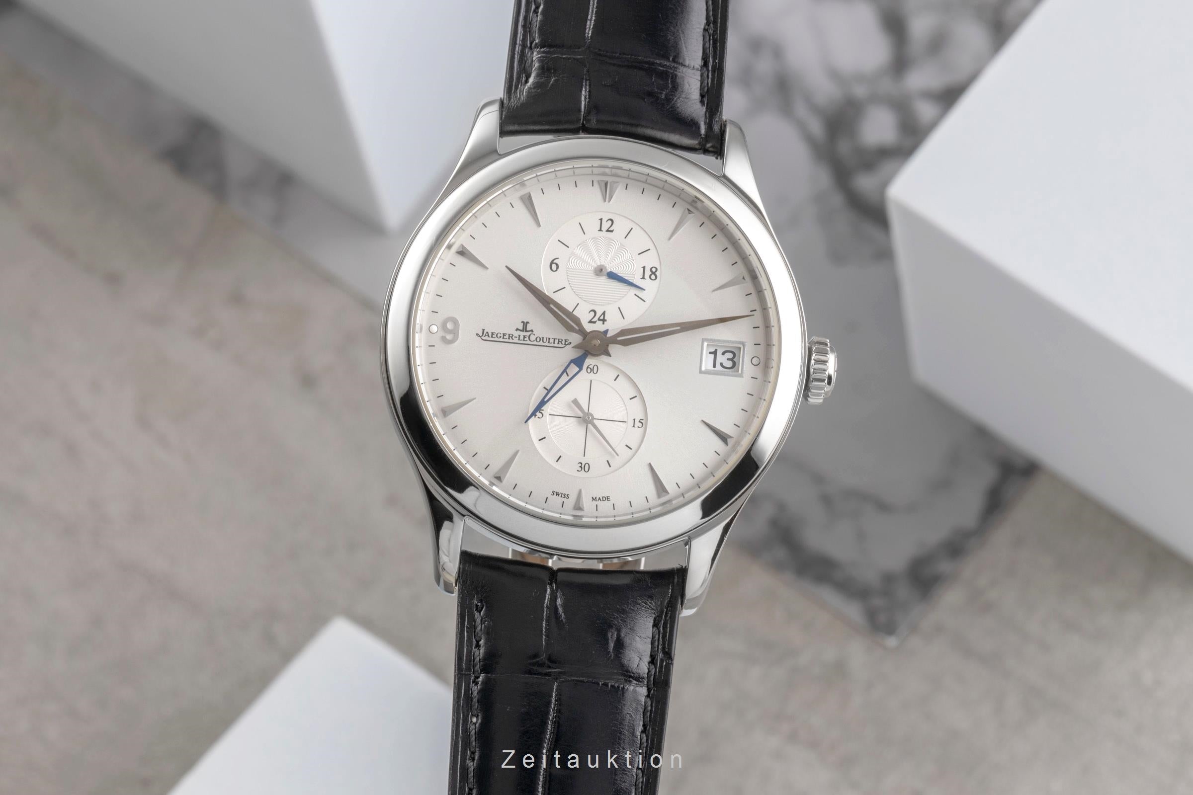 メルケイ Jaeger LeCoultre Master Hometime steel automatic Kal. 975H Ref