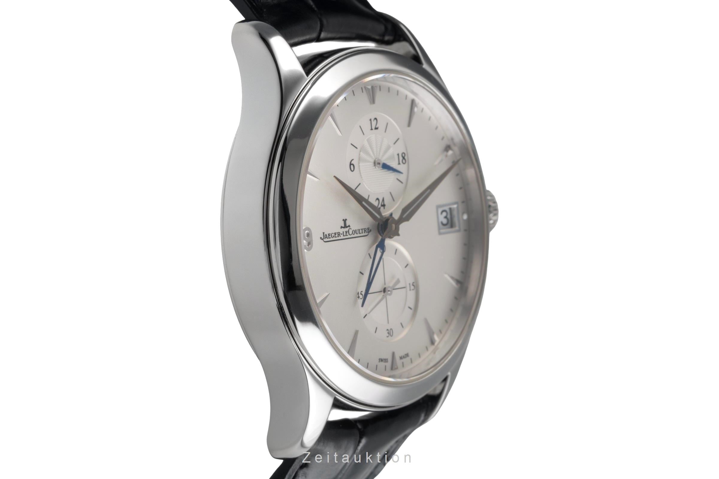Jaeger LeCoultre Master Hometime acciaio automatismo orologio da uomo Q1628430  174.8.05.S  [2504498]
