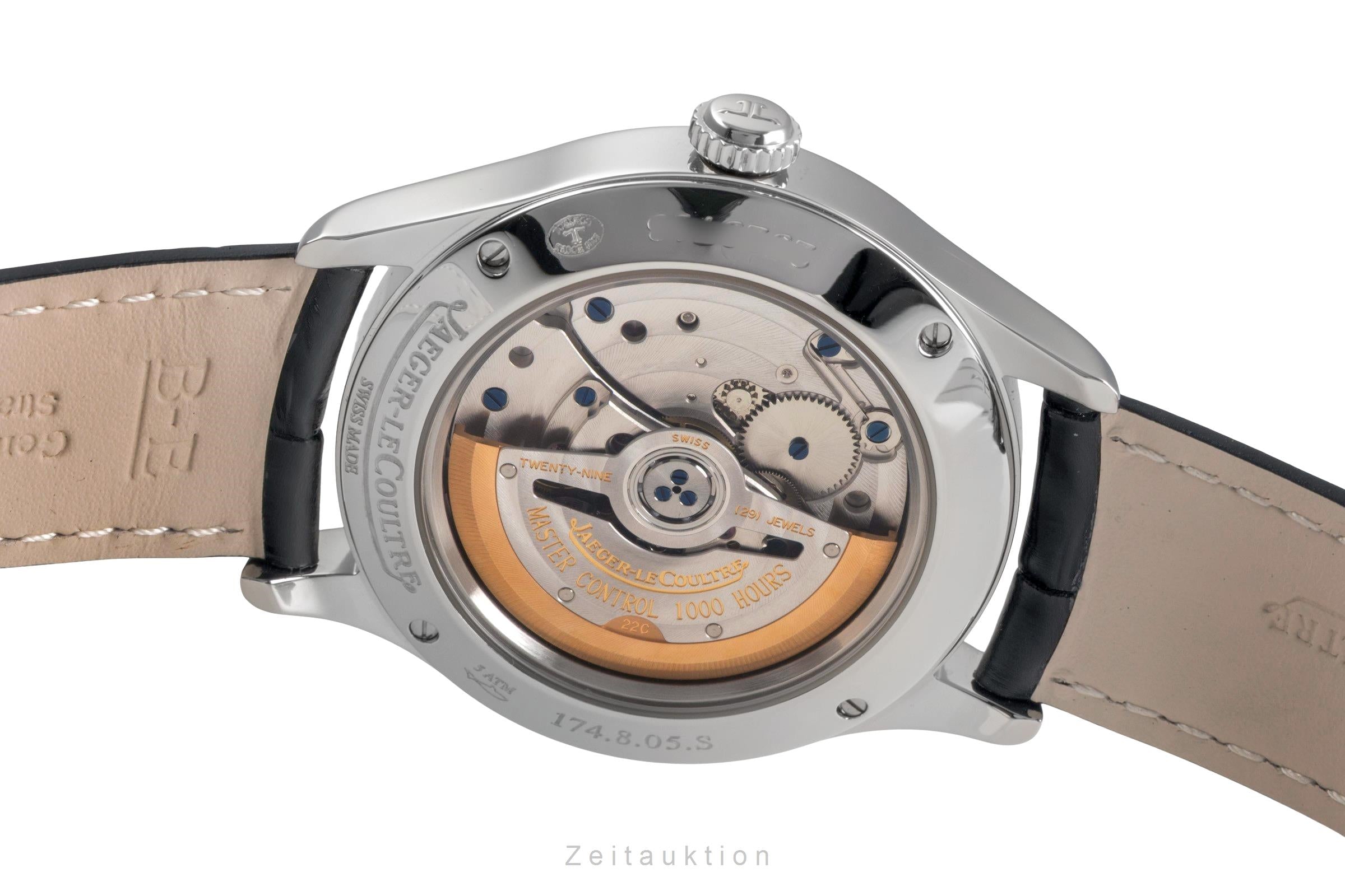 Jaeger LeCoultre Master Hometime acciaio automatismo orologio da uomo Q1628430  174.8.05.S  [2504498]
