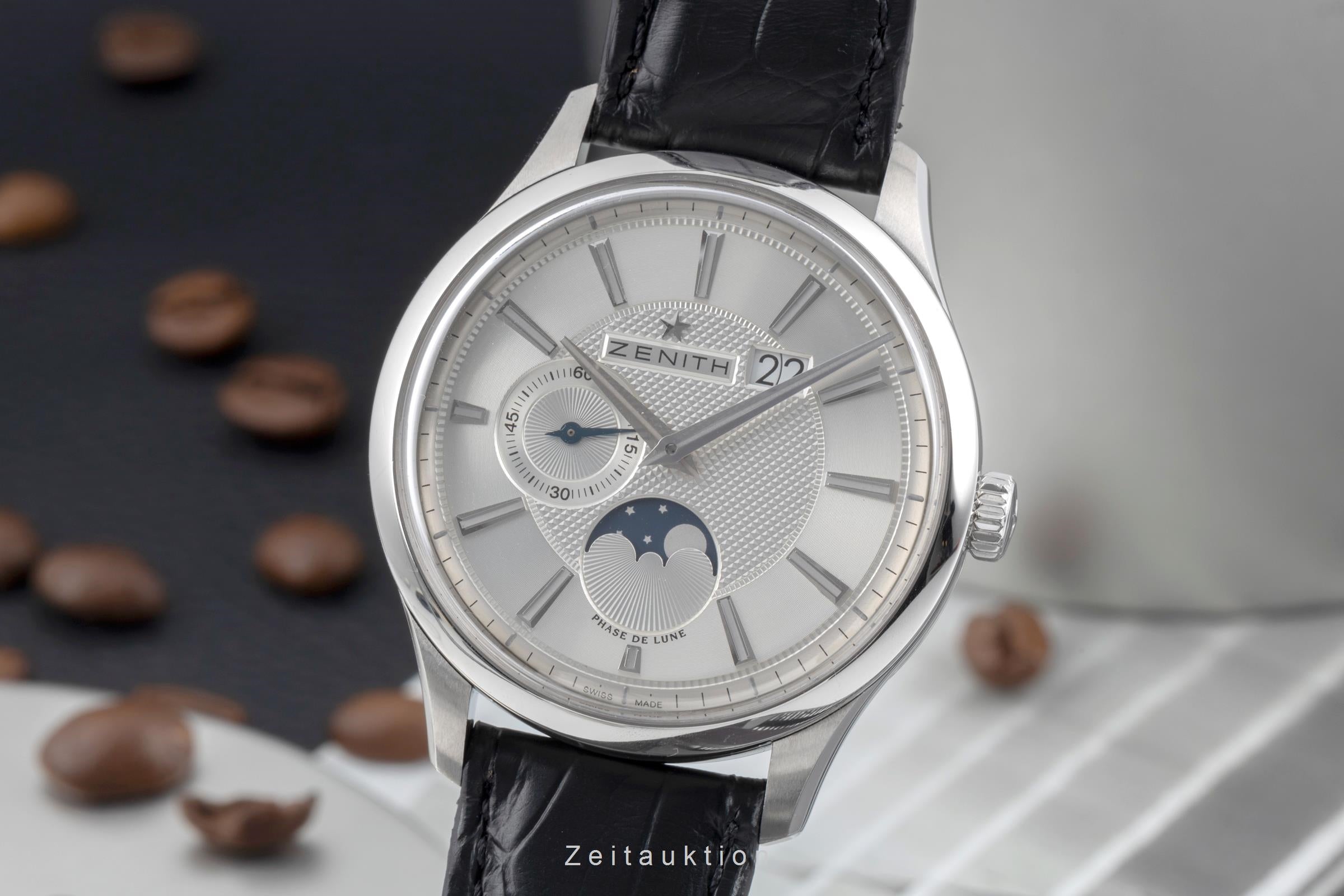 Zenith Elite Captain Moonphase Automatik Stahl Herrenuhr Ref. 03.2140.691 [2504499]