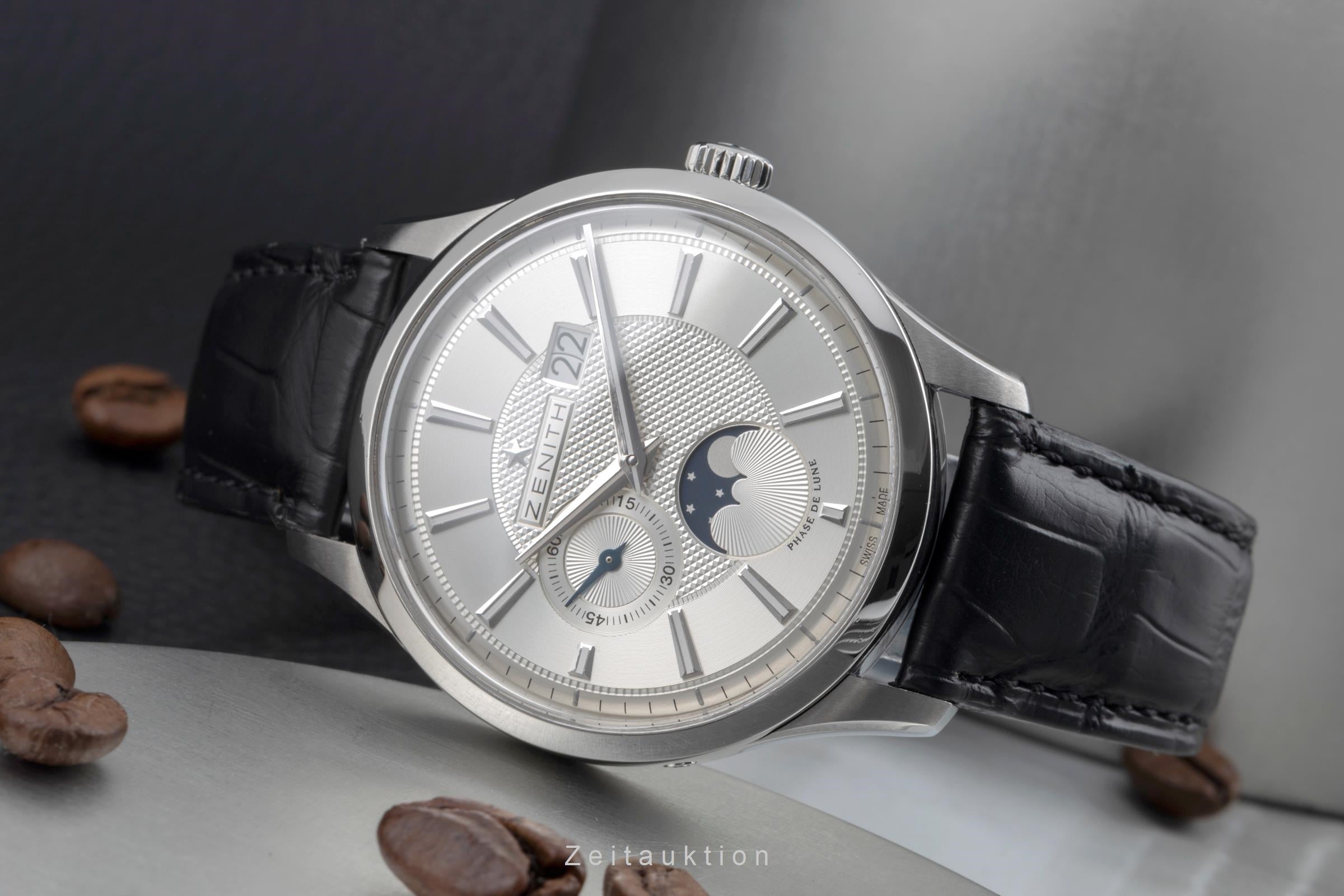 Zenith Elite Captain Moonphase Automatik Stahl Herrenuhr Ref. 03.2140.691 [2504499]
