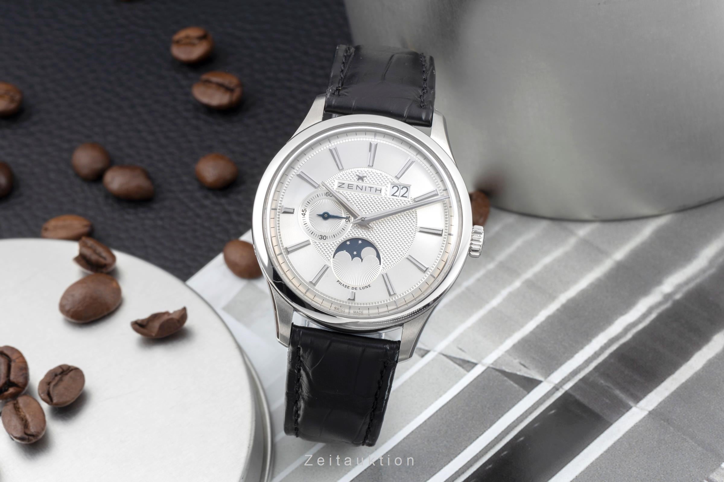 Zenith Elite Captain Moonphase Automatik Stahl Herrenuhr Ref. 03.2140.691 [2504499]