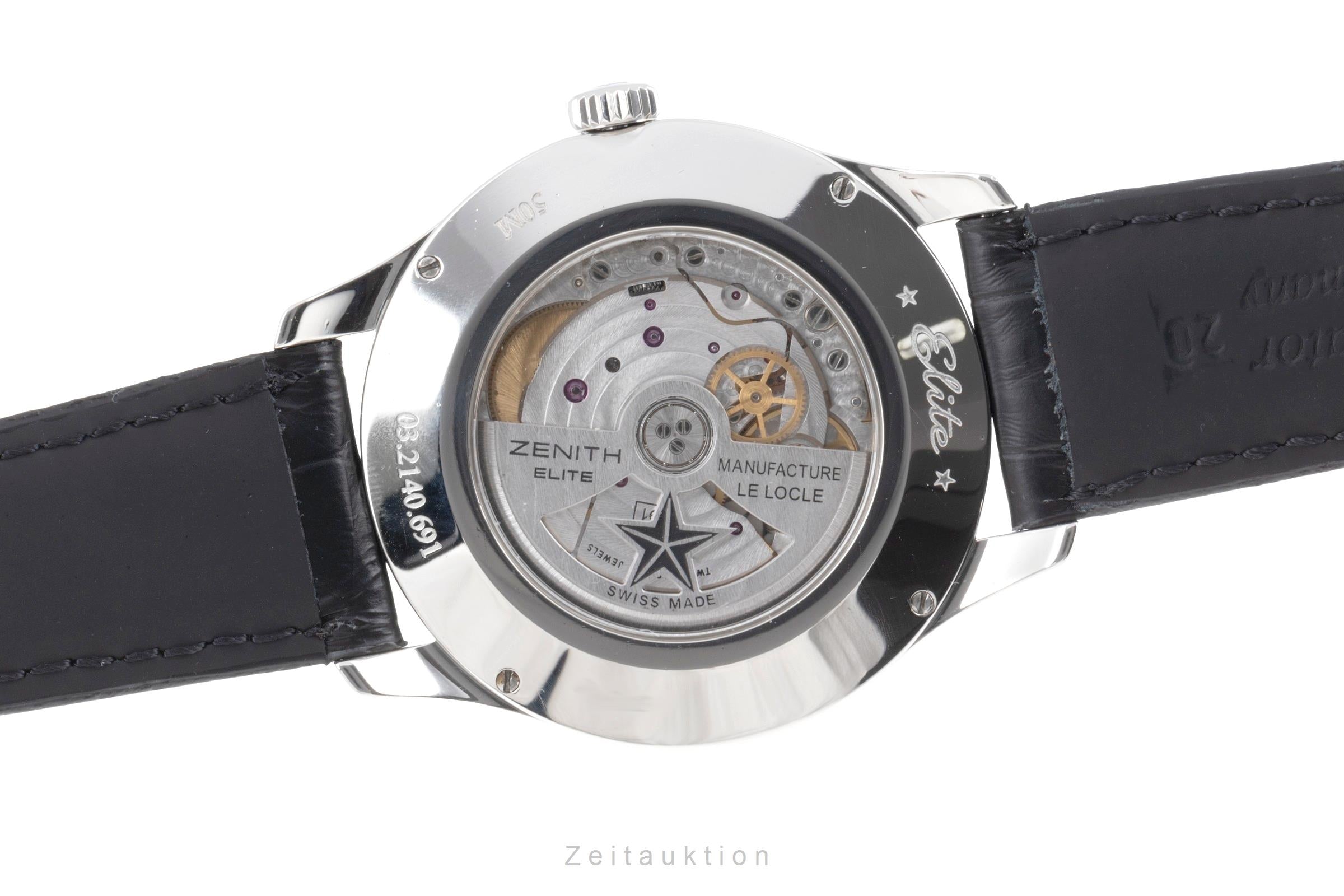 Zenith Elite Captain Moonphase Automatik Stahl Herrenuhr Ref. 03.2140.691 [2504499]