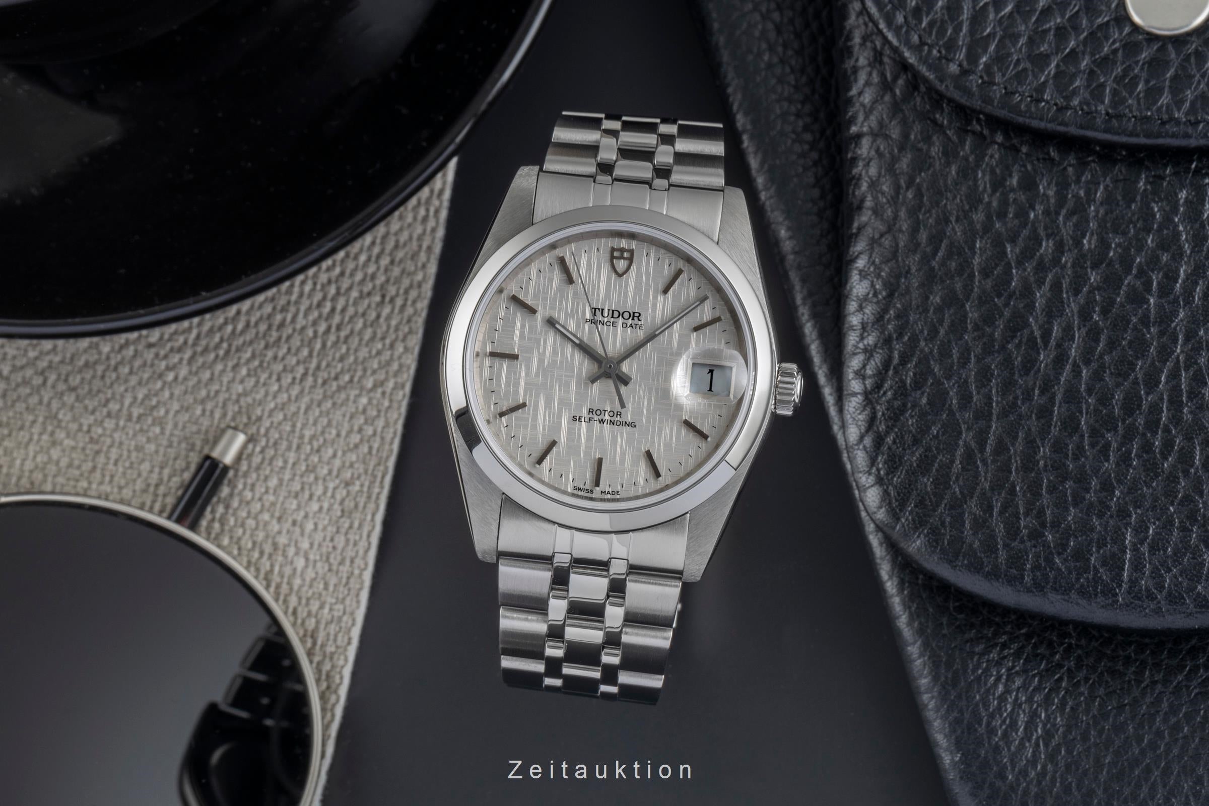 Tudor Prince Date acier automatique montre pour hommes 74000N  [2504500]