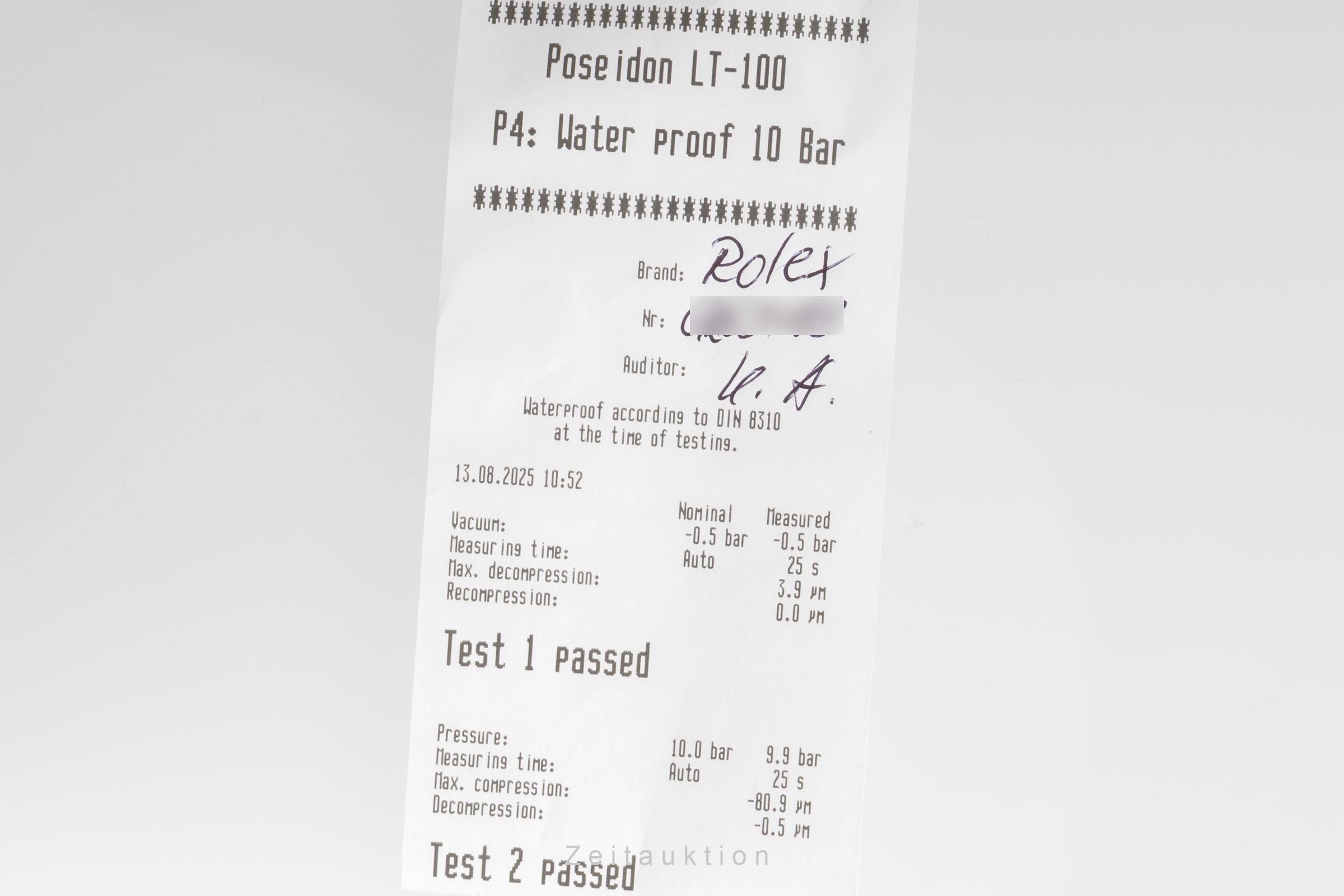 Rolex Daytona Black Dial Chronograph Stahl Automatik Herrenuhr Ref. 116520 B&P [2504501]