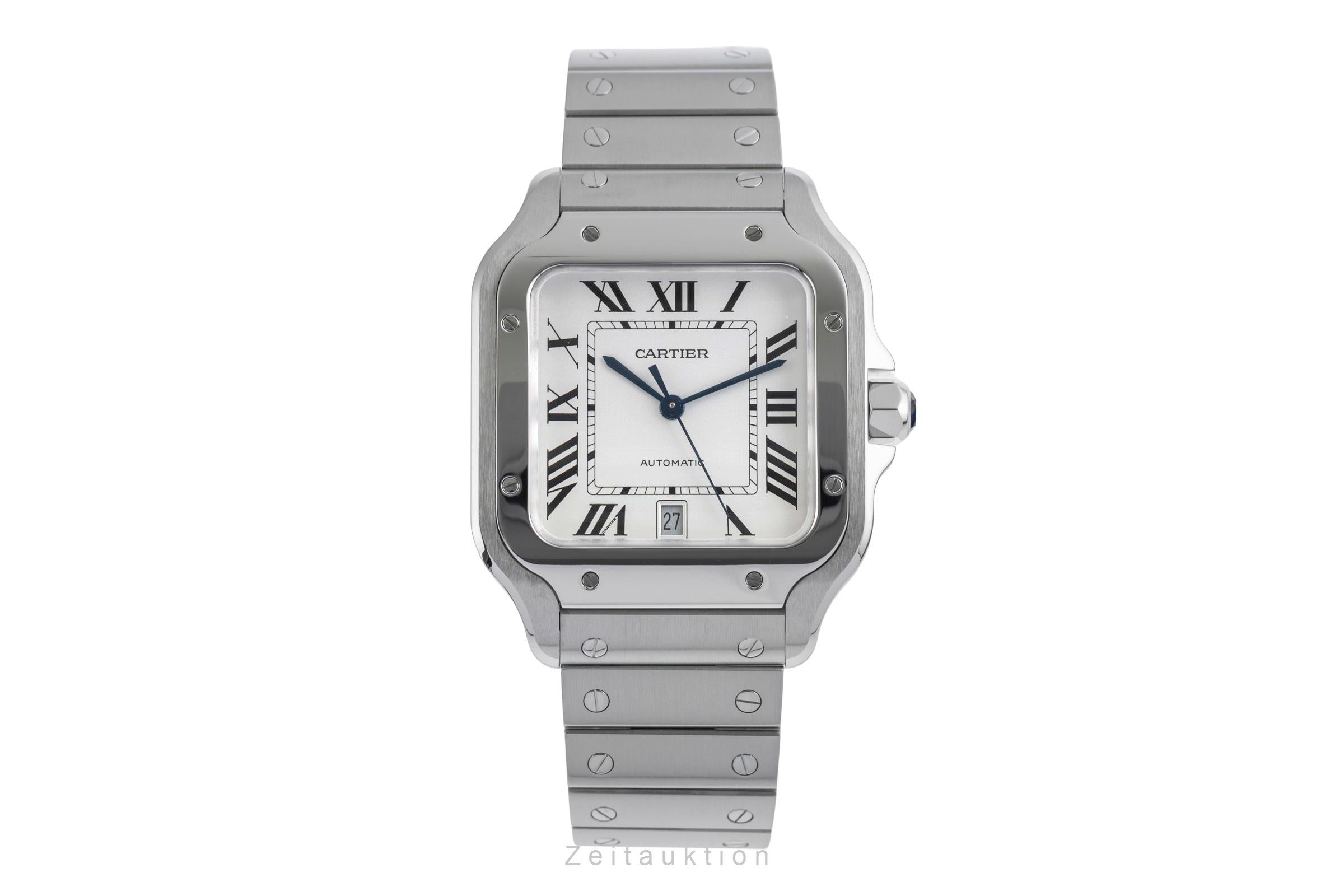 Cartier Santos steel automatic men's watch WSSA0018 LP: 8850EUR  [2504502]
