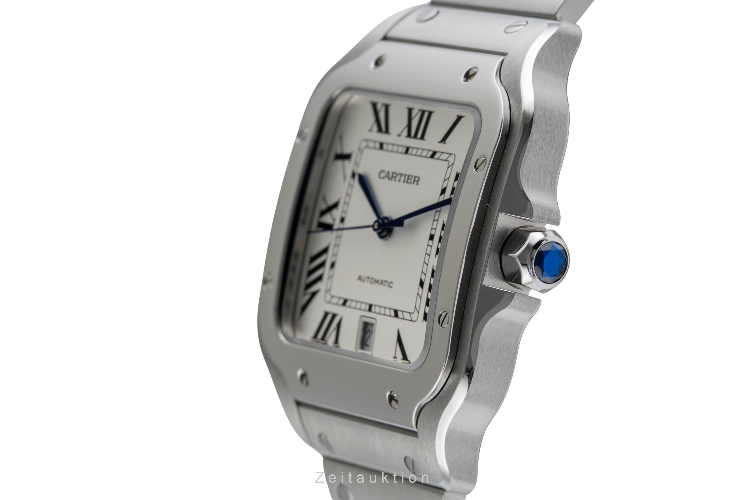 Cartier Santos steel automatic men's watch WSSA0018 LP: 8850EUR  [2504502]