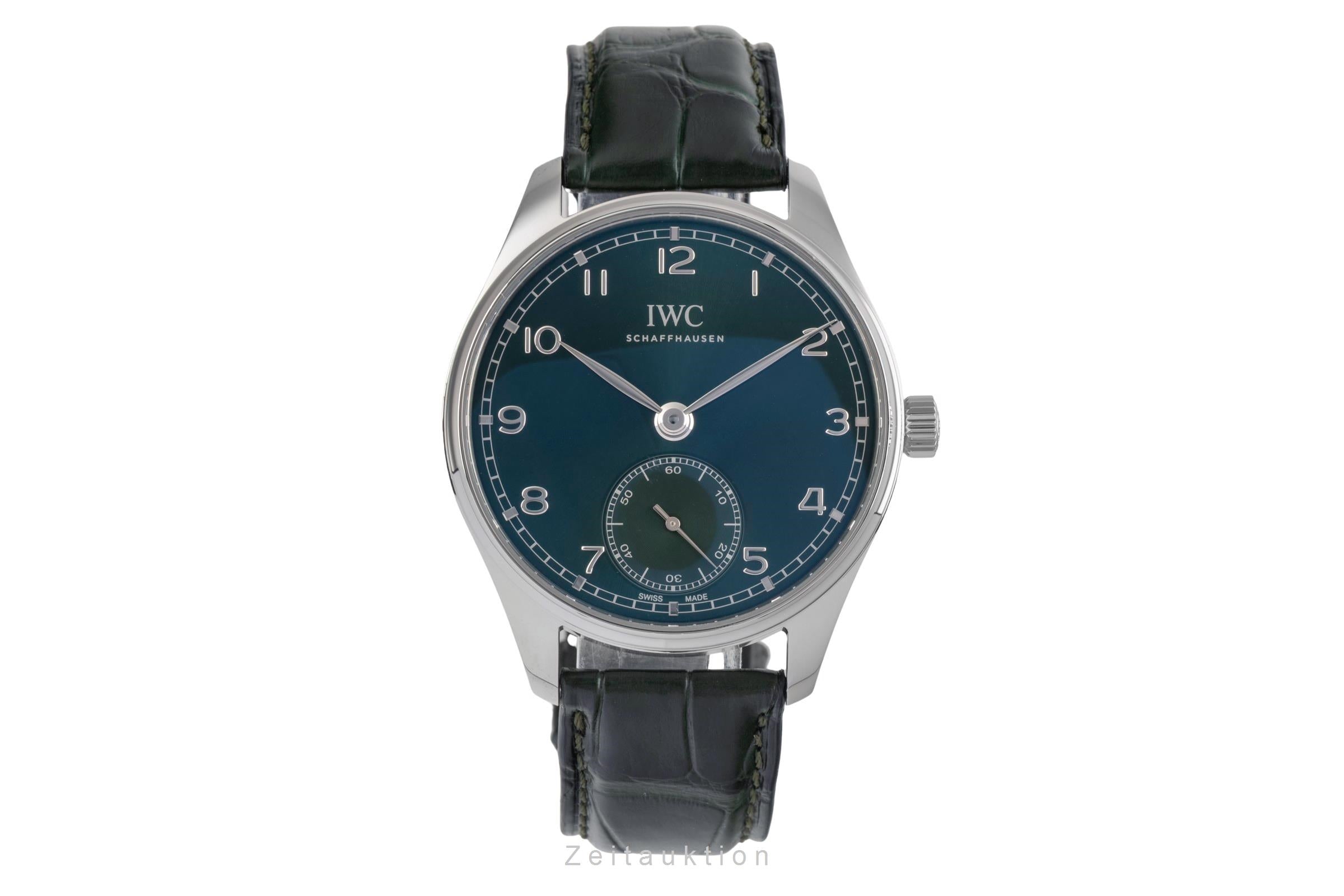 IWC Portugieser acero automático reloj para caballeros IW358310 LP: 7700EUR  [2504505]