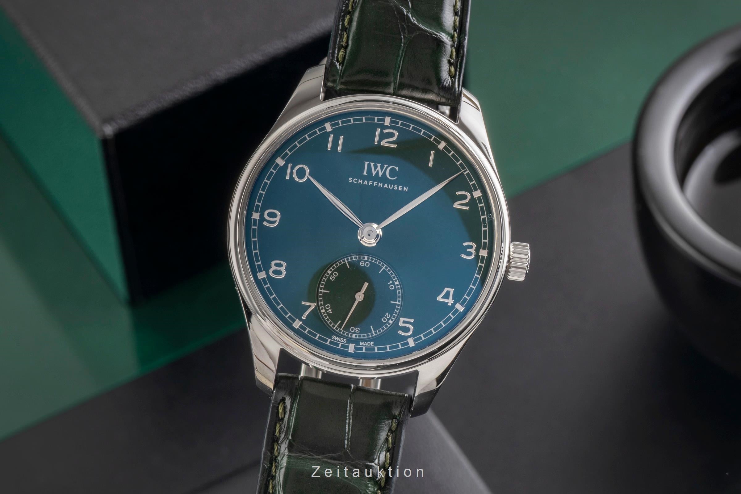 IWC Portugieser acier automatique montre pour hommes IW358310 LP: 7700EUR  [2504505]