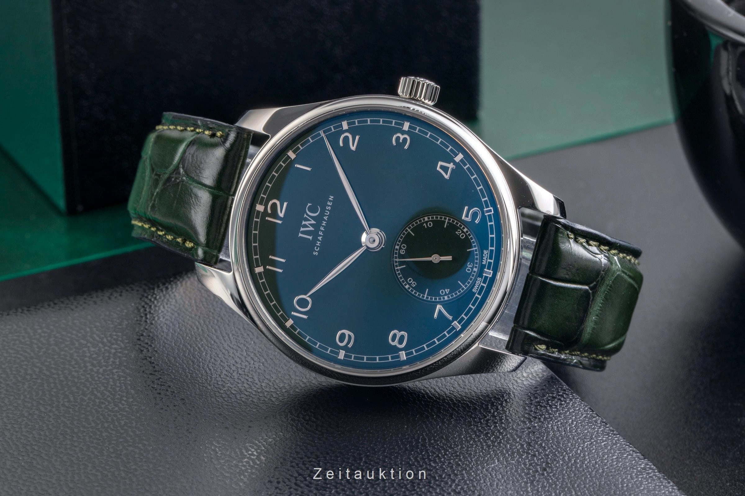 IWC Portugieser acero automático reloj para caballeros IW358310 LP: 7700EUR  [2504505]