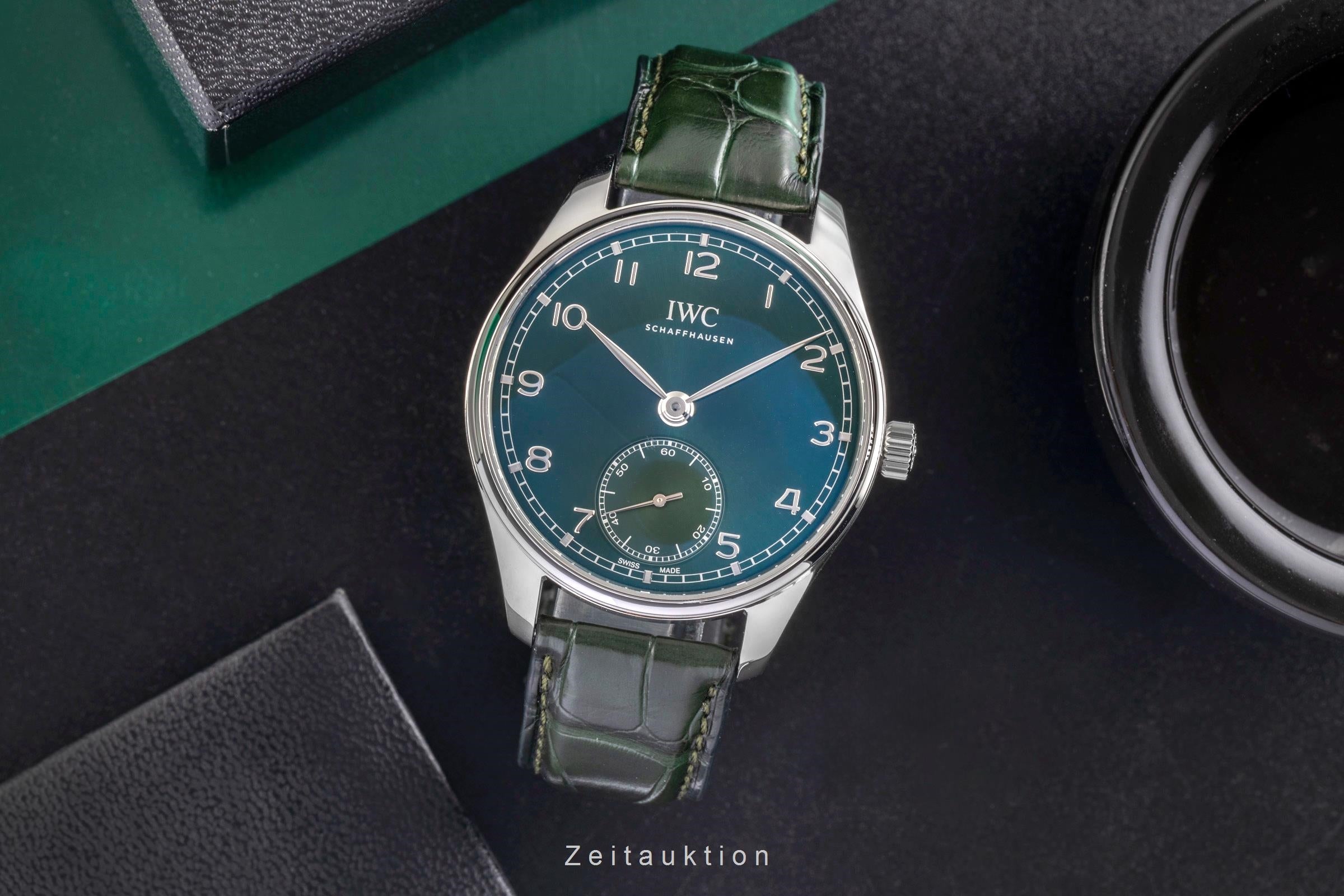 IWC Portugieser acero automático reloj para caballeros IW358310 LP: 7700EUR  [2504505]