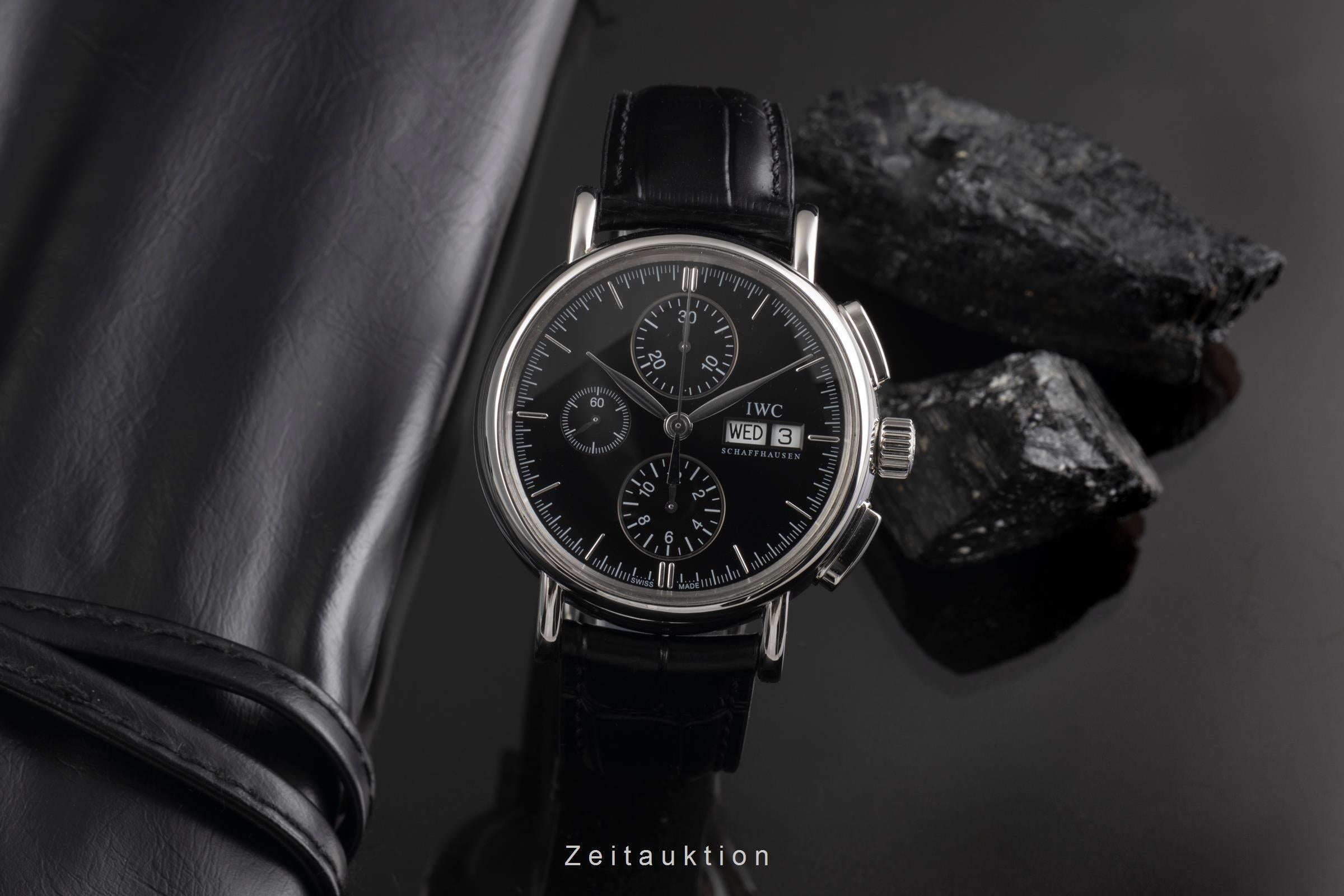 IWC Portofino chronograph steel automatic Kal. C.79320 Ref