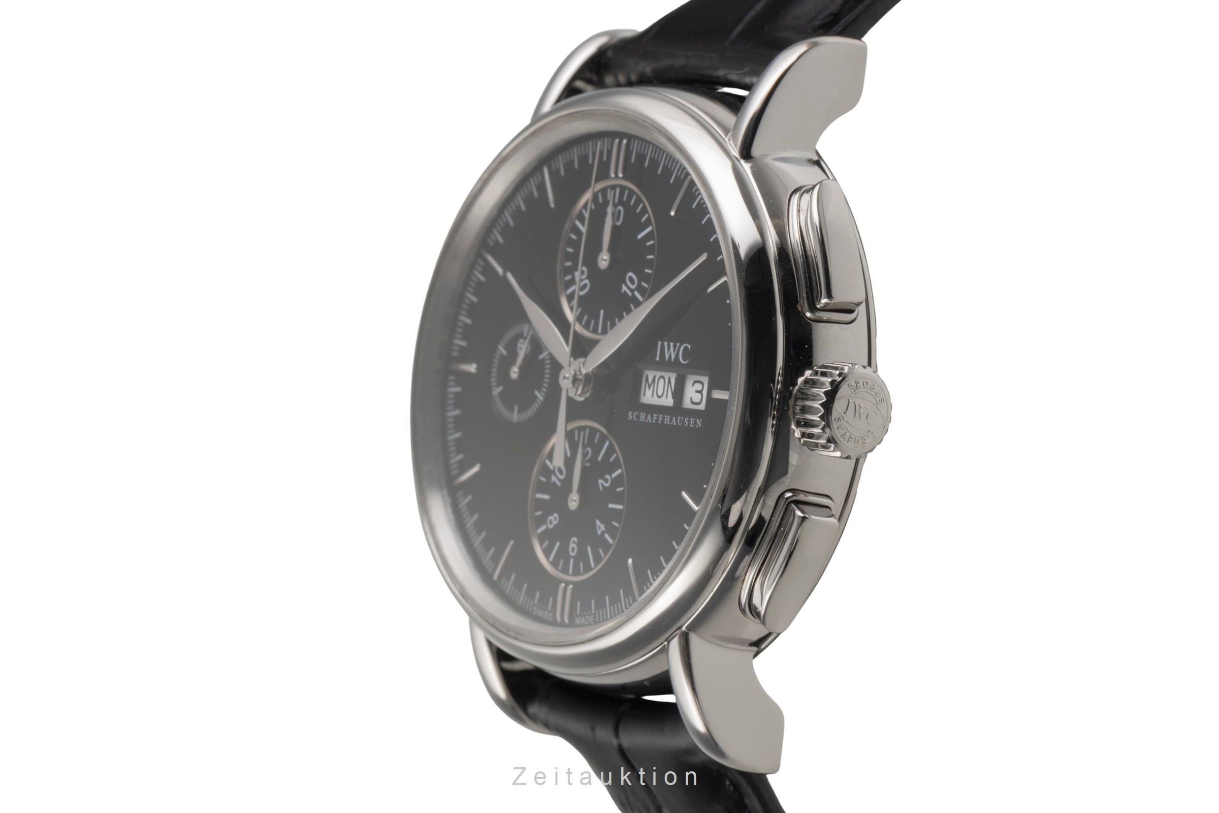 IWC Portofino chronograph steel automatic Kal. C.79320 Ref