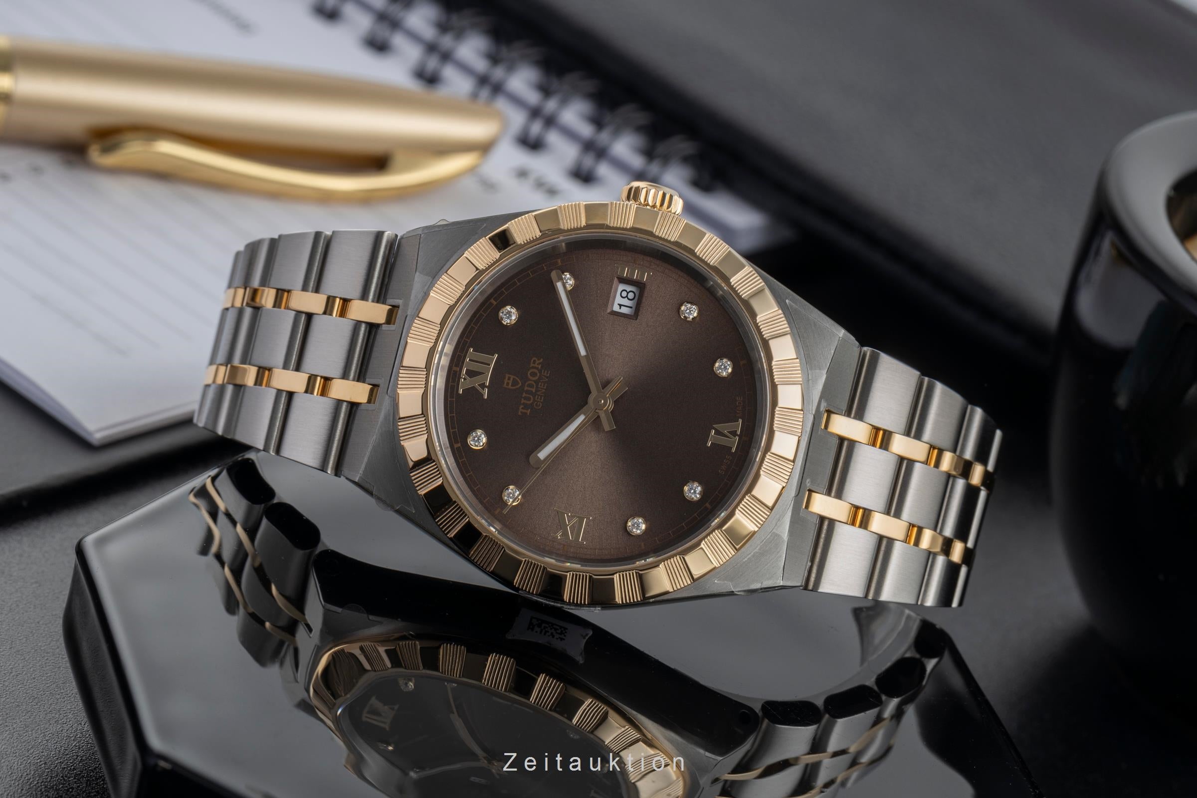 Tudor Royal acier / or  automatique montre pour hommes 28503-0008 LP: 4850EUR  [2504515]