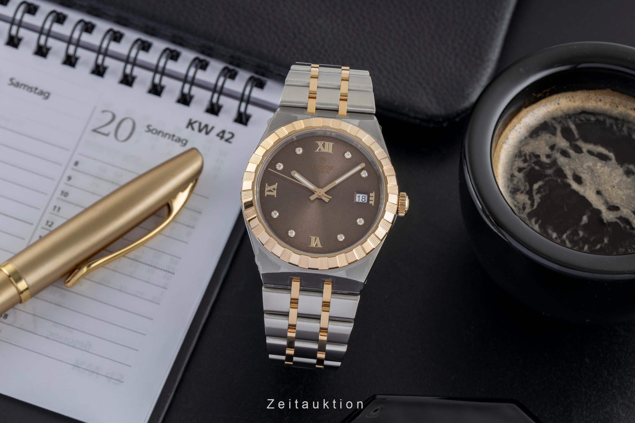 Tudor Royal acier / or  automatique montre pour hommes 28503-0008 LP: 4850EUR  [2504515]