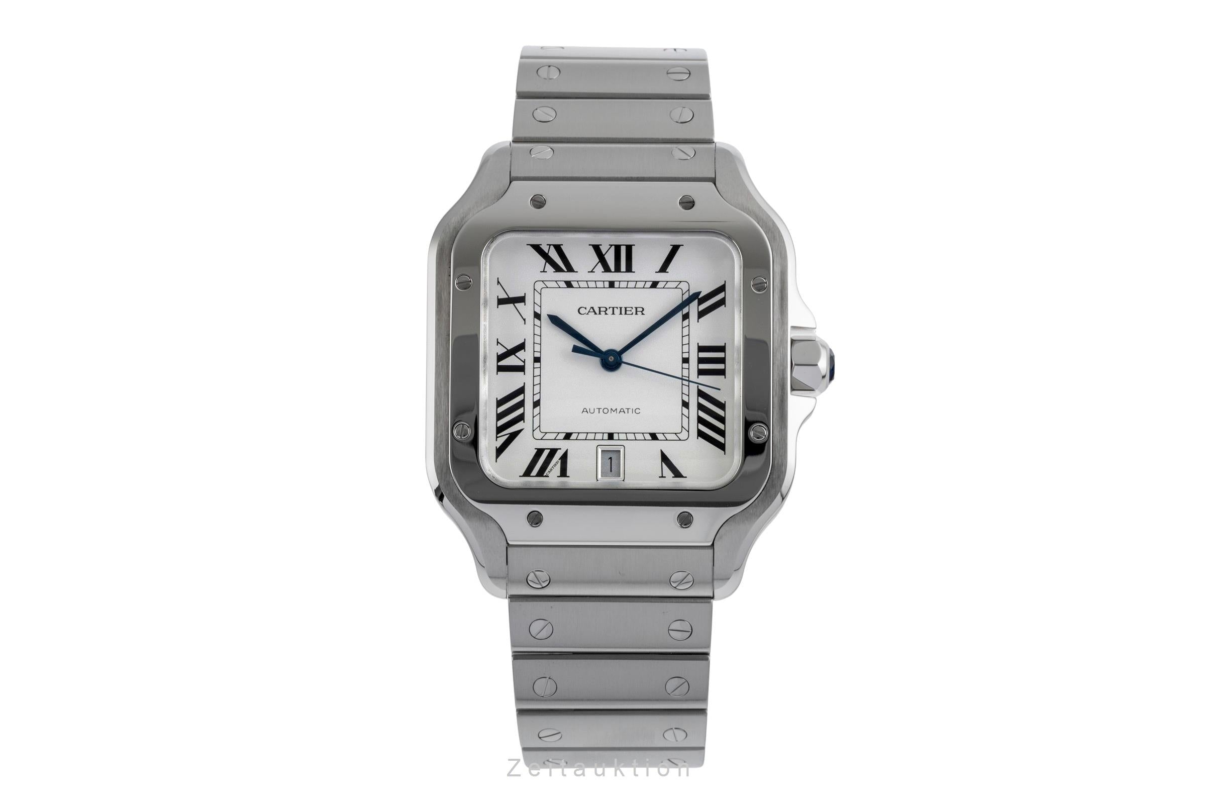 Cartier Santos steel automatic men's watch WSSA0018 LP: 8850EUR  [2504517]