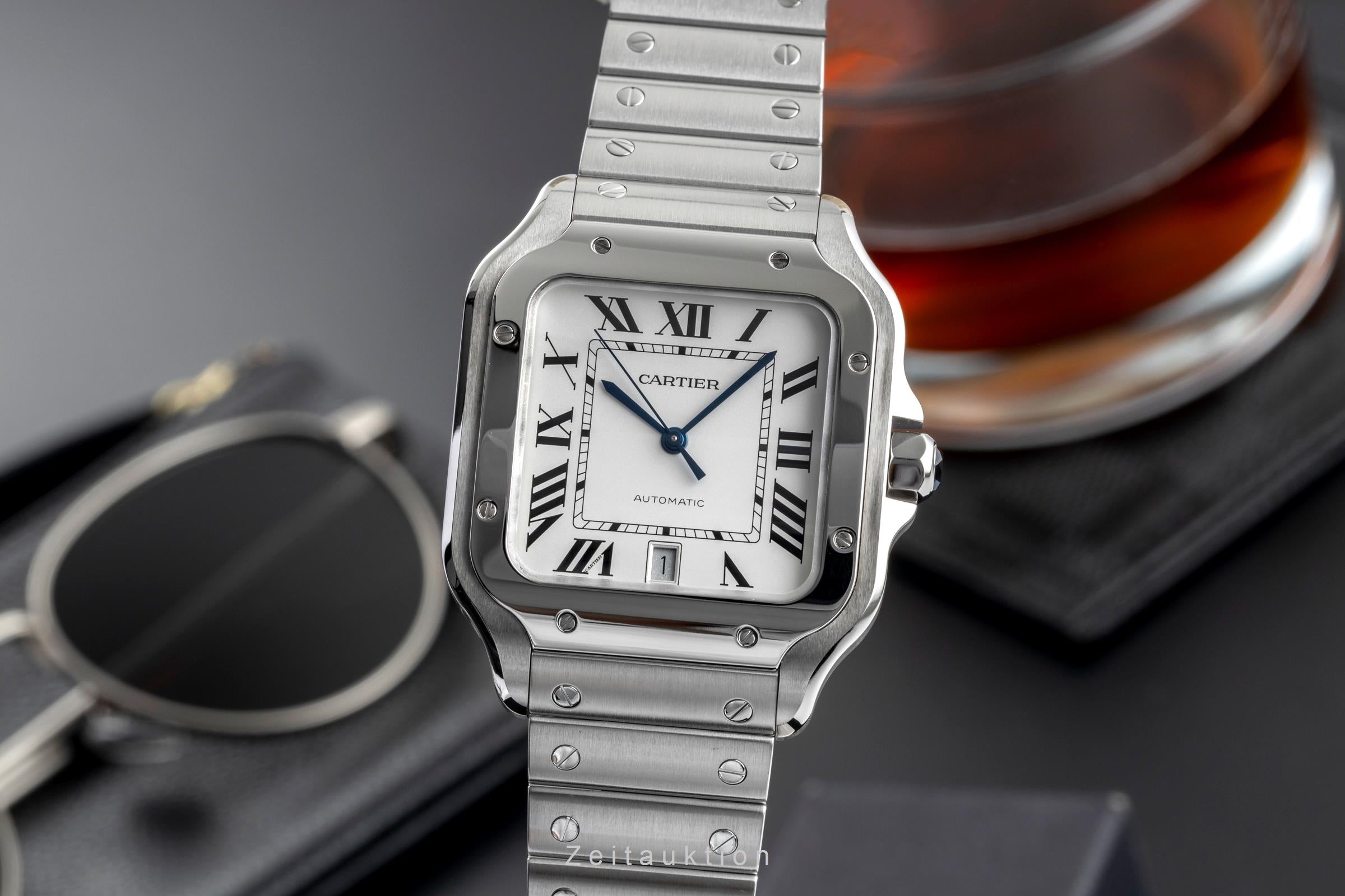 Cartier Santos steel automatic 1847 MC WSSA0018 2504517