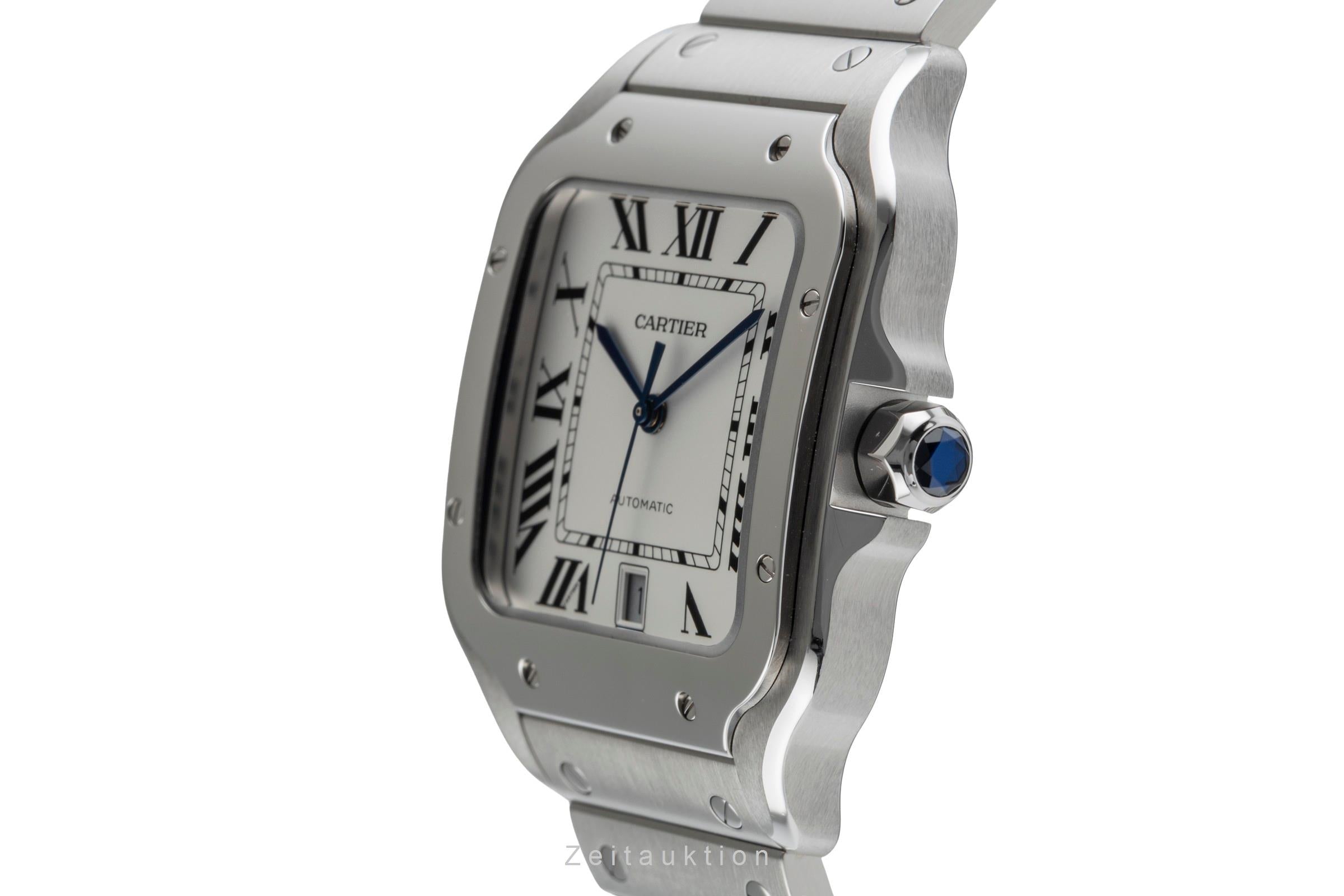 Cartier Santos steel automatic men's watch WSSA0018 LP: 8850EUR  [2504517]