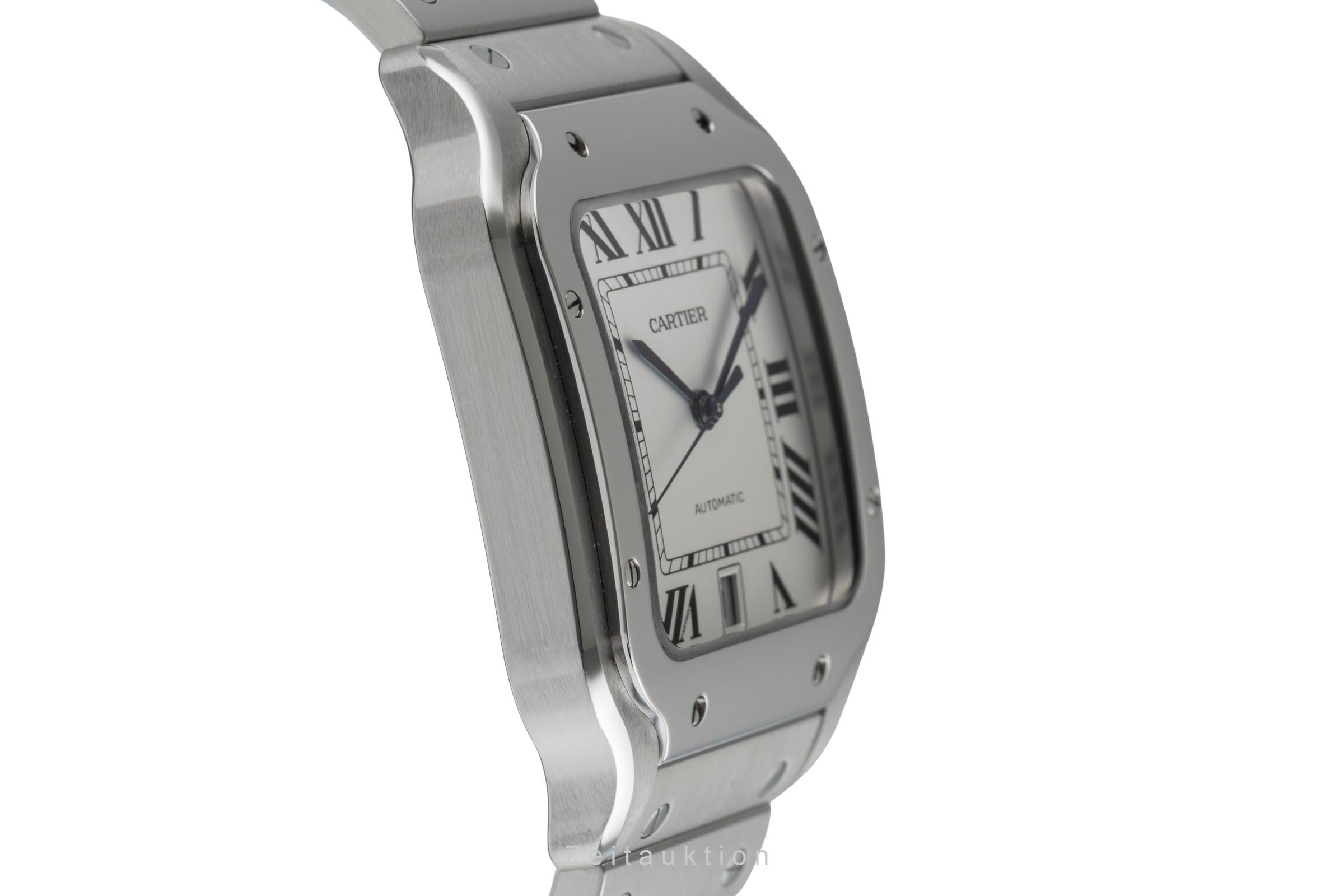 Cartier Santos steel automatic men's watch WSSA0018 LP: 8850EUR  [2504517]
