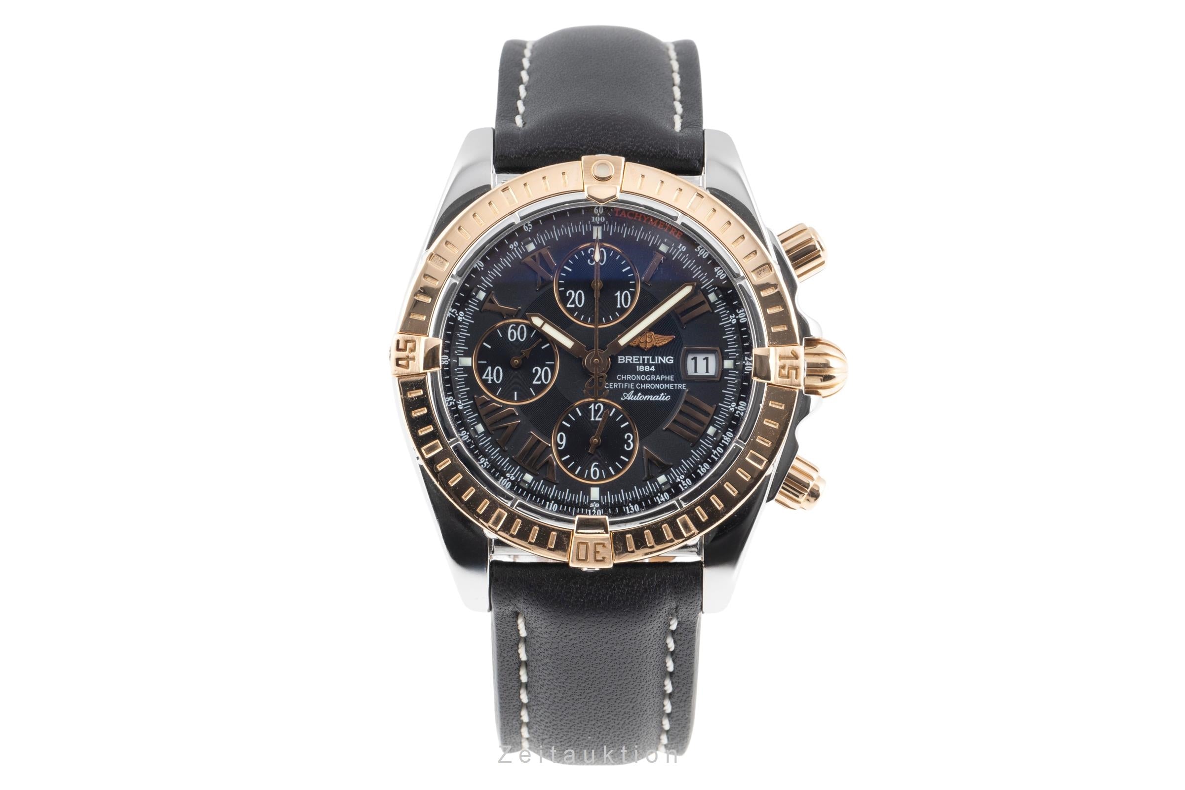 Breitling Chronomat chronographe acier / or  automatique montre pour hommes C13356 LP: 12000EUR  [2504519]