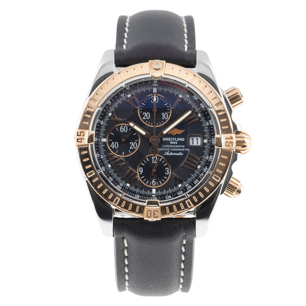 Breitling Chronomat chronographe acier / or  automatique montre pour hommes C13356 LP: 12000EUR  [2504519]
