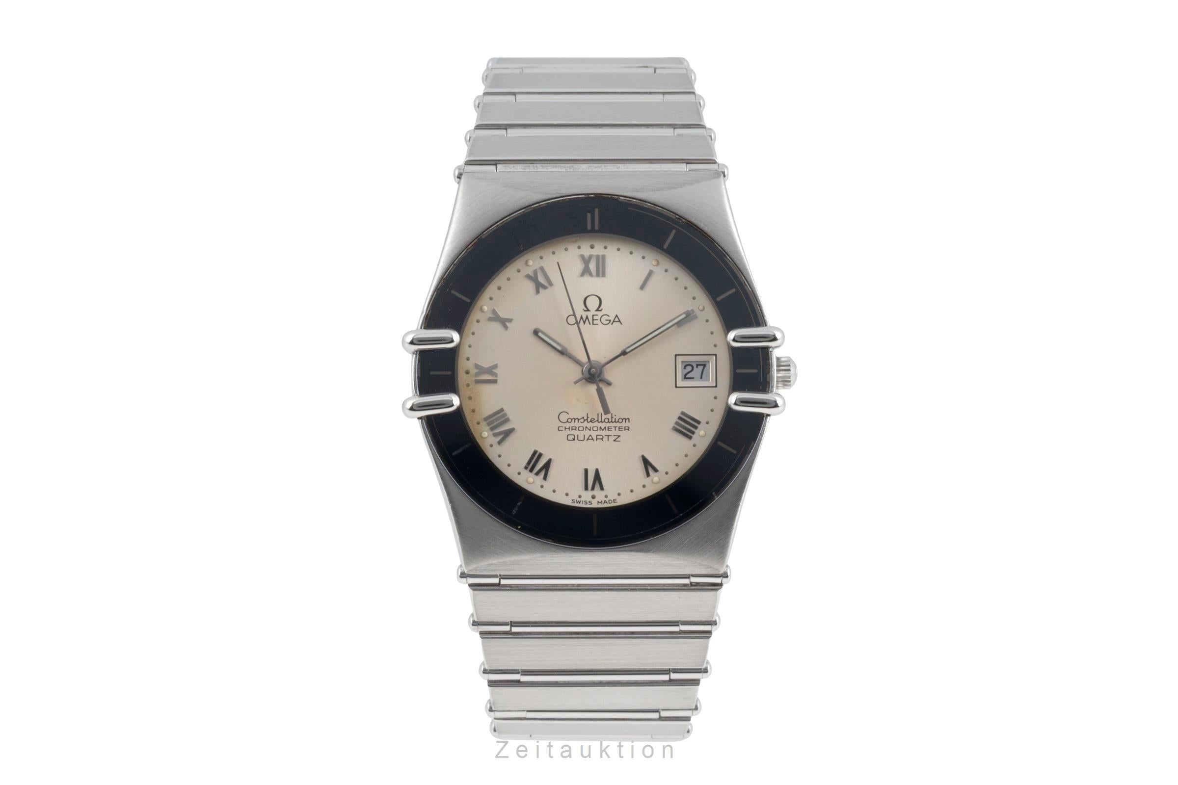 Omega Constellation acier quartz montre pour hommes 398.0864  [2504521]