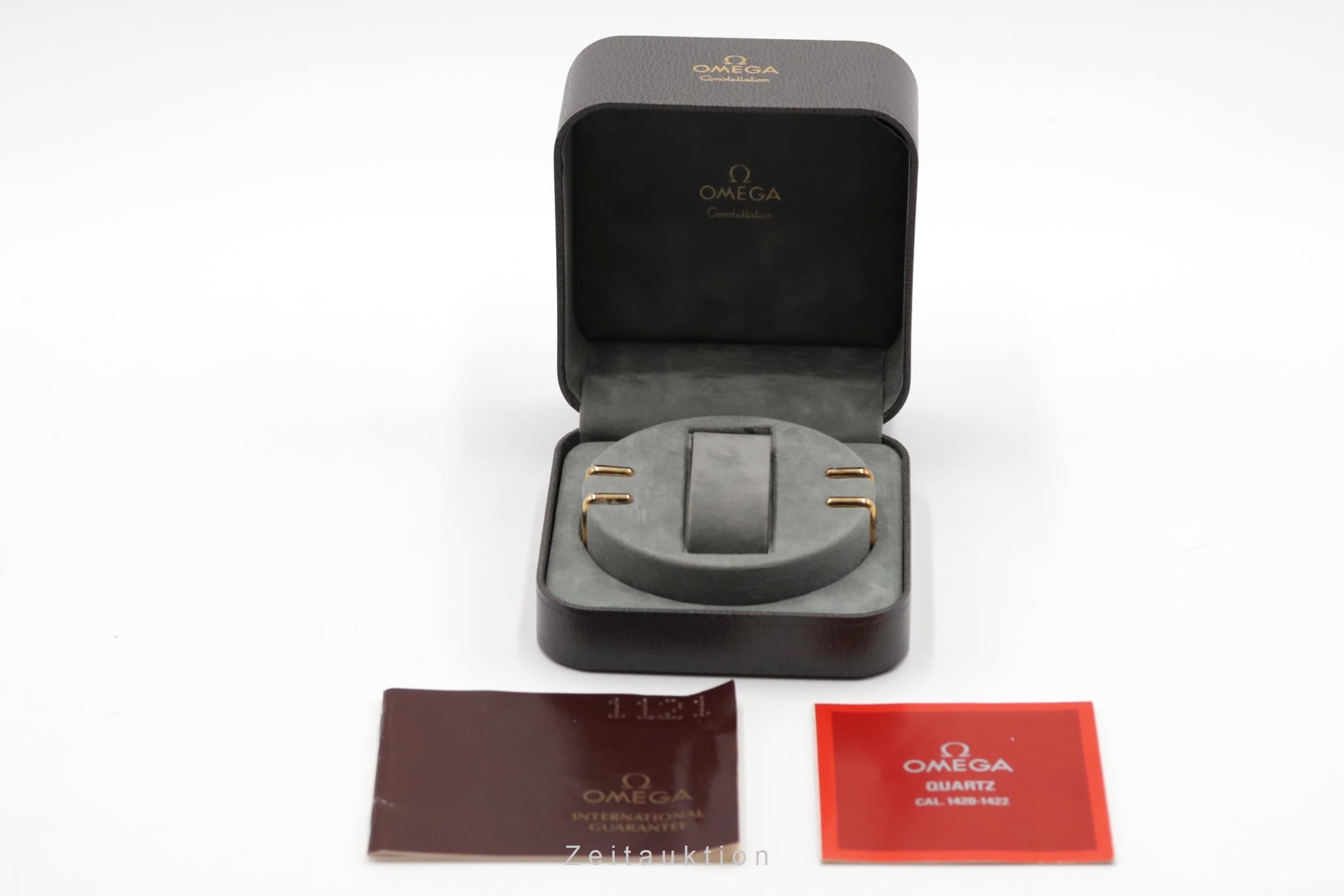 Omega Constellation acier quartz montre pour hommes 398.0864  [2504521]