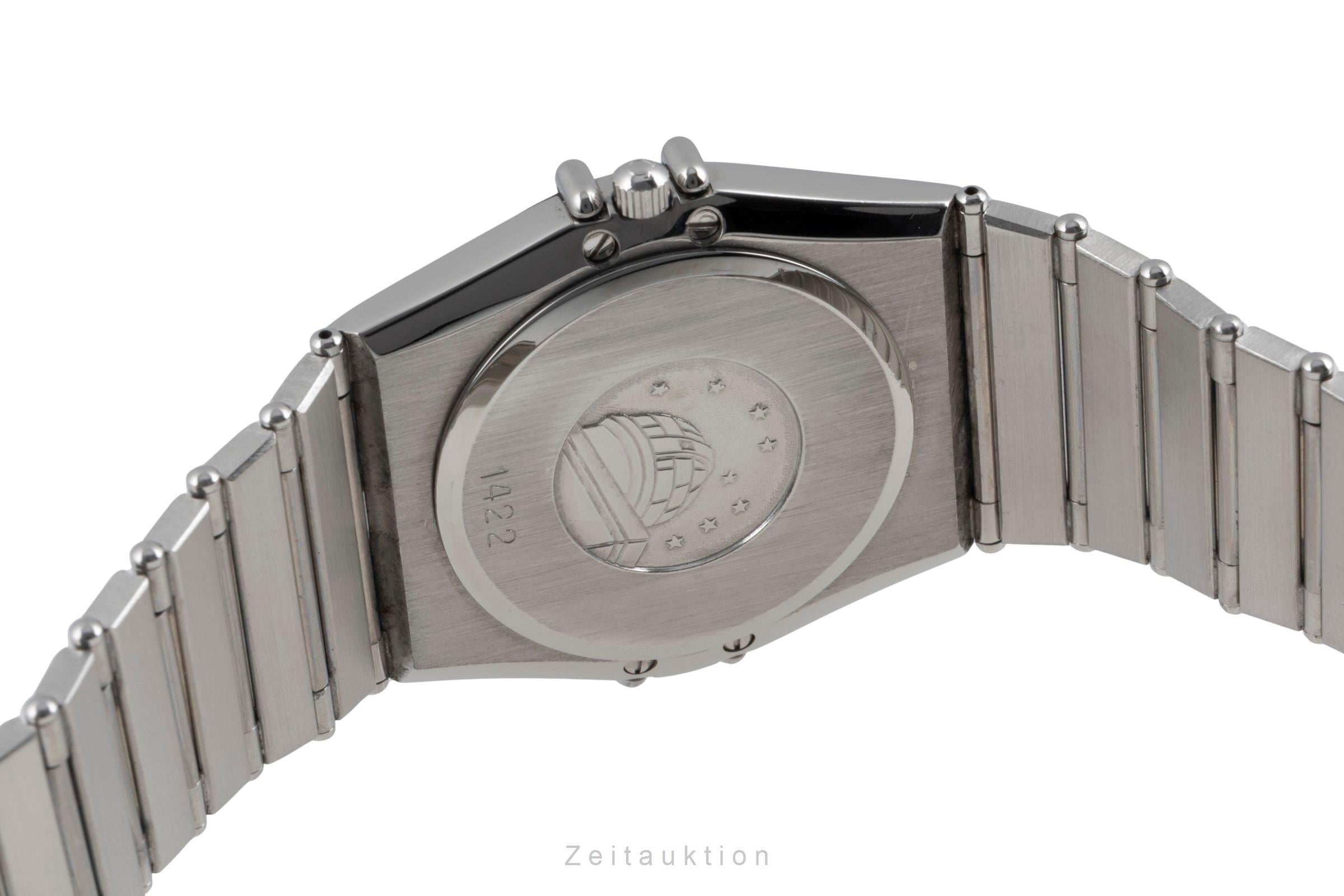 Omega Constellation acier quartz montre pour hommes 398.0864  [2504521]