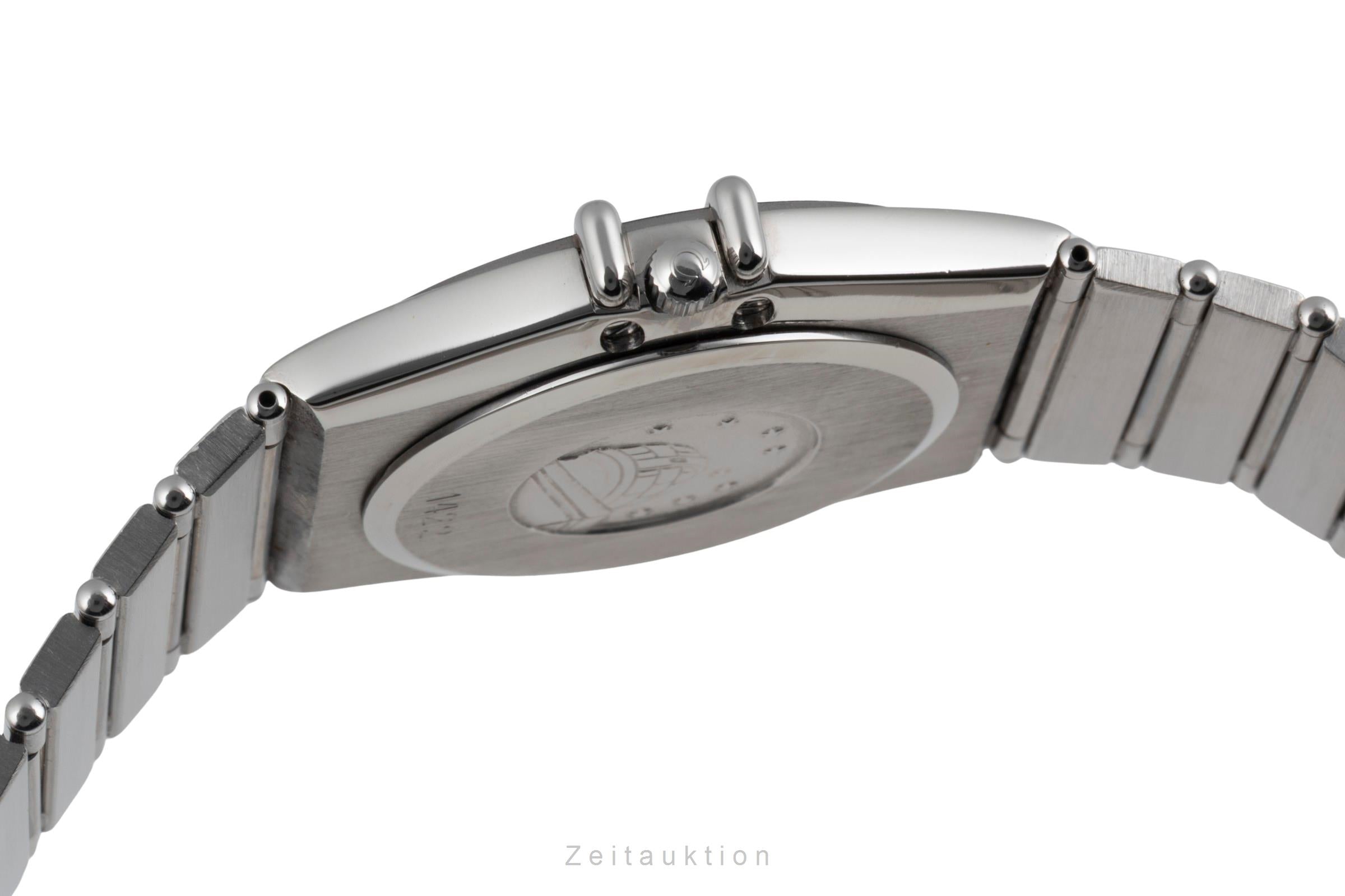 Omega Constellation acier quartz montre pour hommes 398.0864  [2504521]