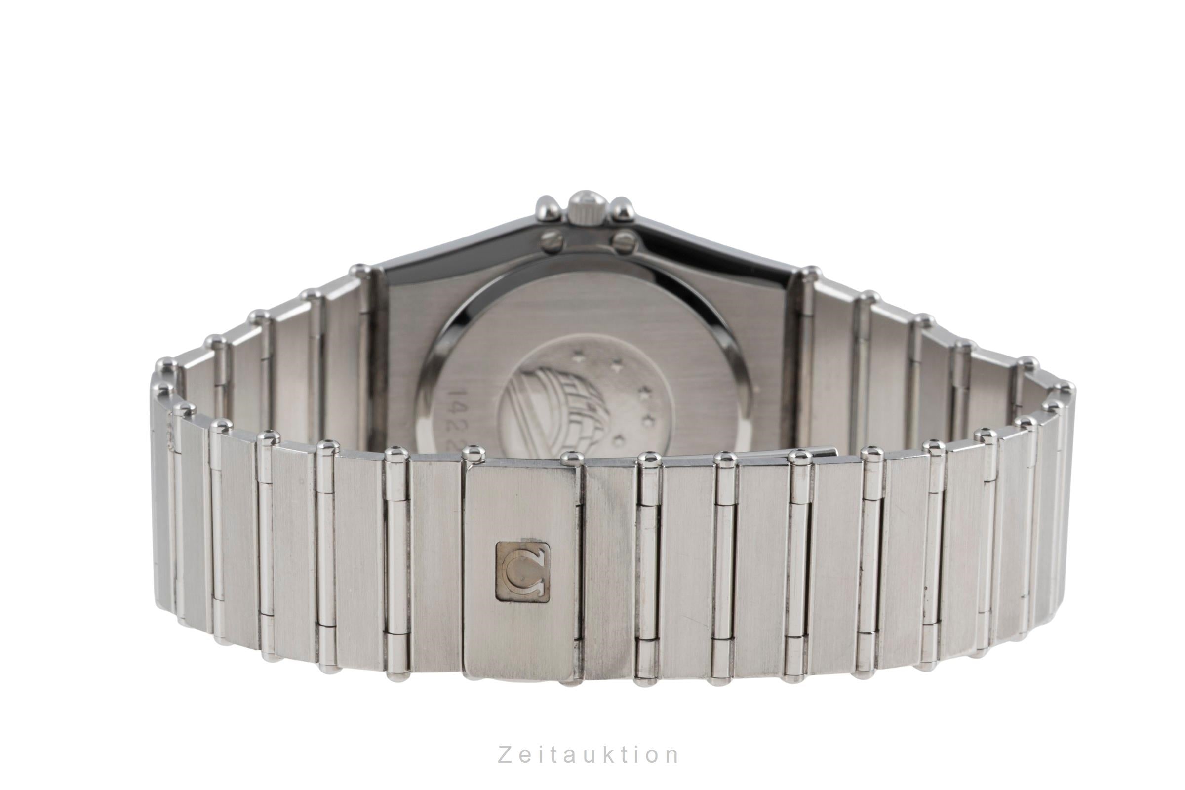 Omega Constellation acier quartz montre pour hommes 398.0864  [2504521]