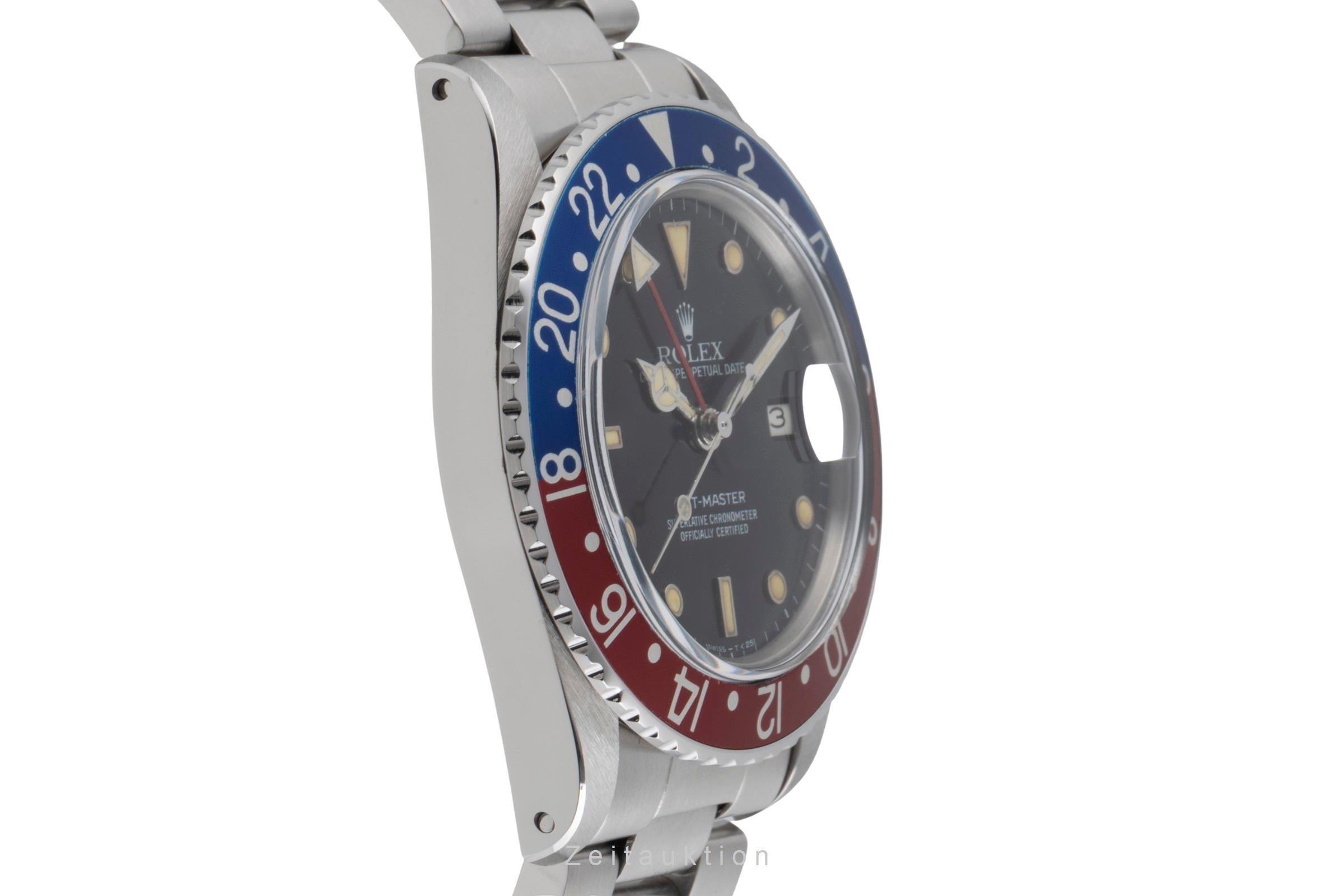 Rolex GMT-Master 'Pepsi' Edelstahl Automatik Herrenuhr Ref. 16750 Klassiker [2504523]