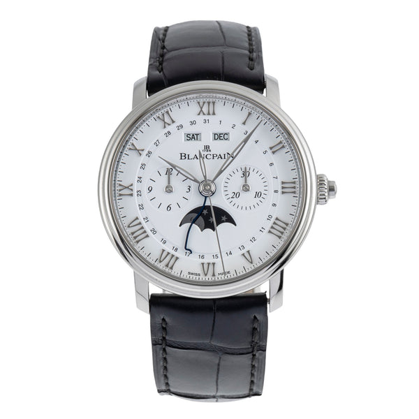 Blancpain Villeret chronographe acier automatique montre pour hommes 6685-1127-55B  [2504527]