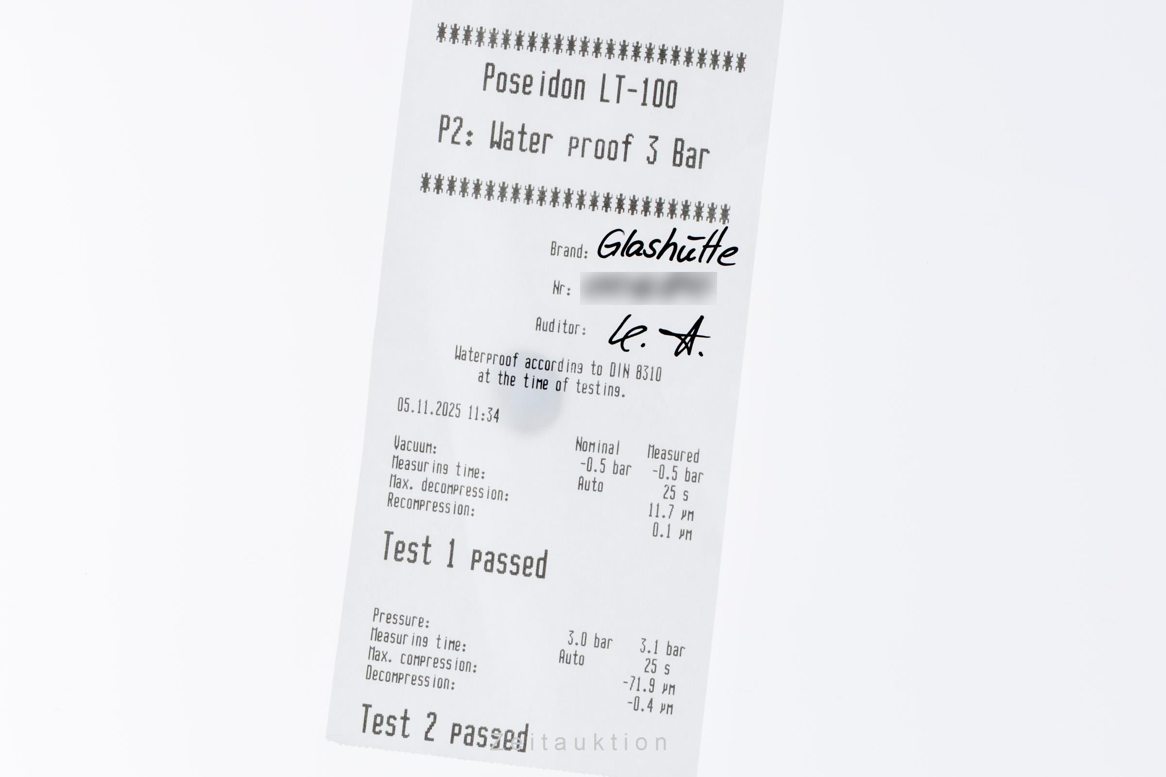 Glashütte PanoMaticReserve acier automatique montre pour hommes 90-03-02-02-04 LP: 11400EUR  [2504528]